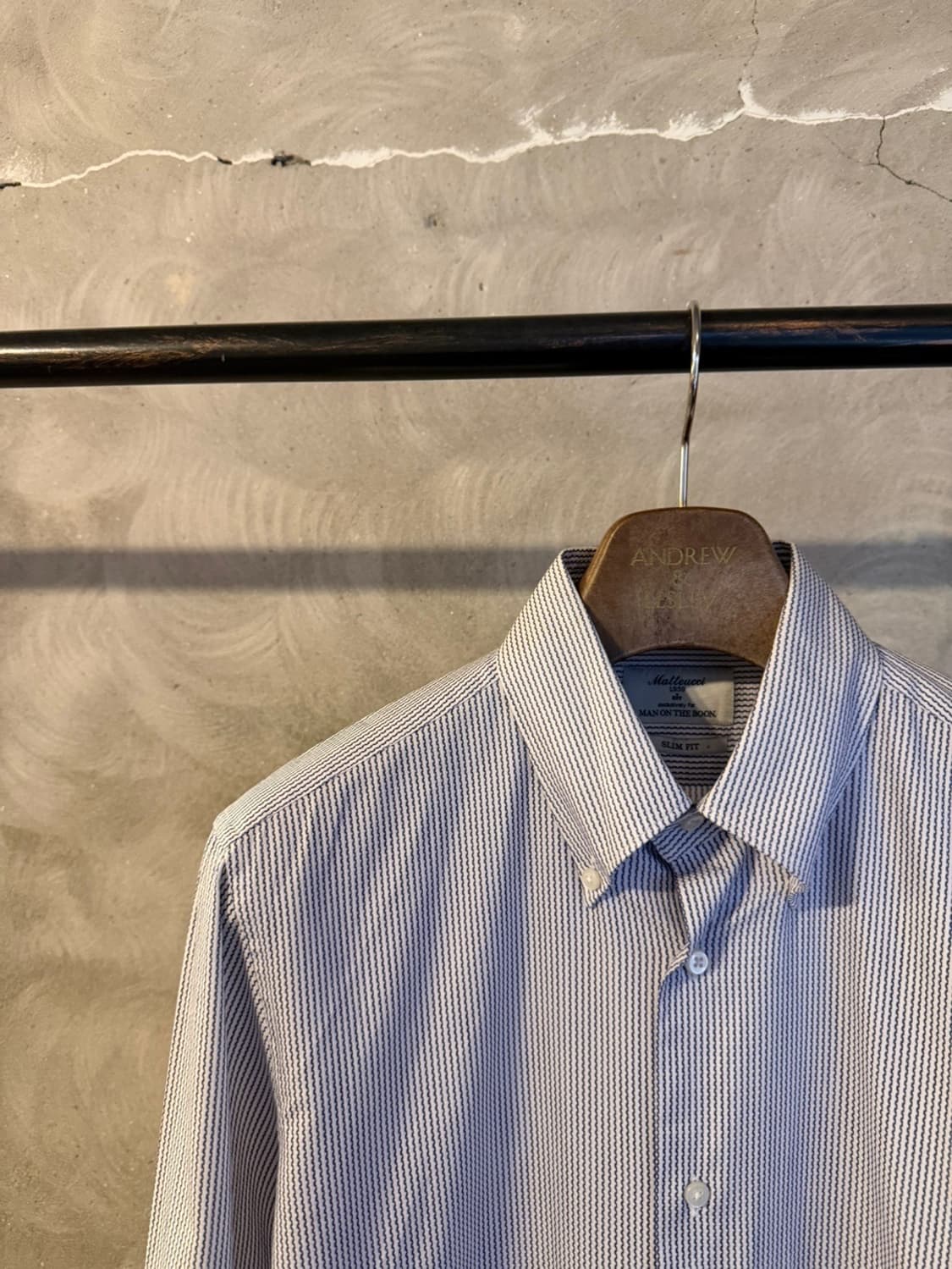 마테우치 X 맨온더분 버튼다운 셔츠 100 상품이미지2