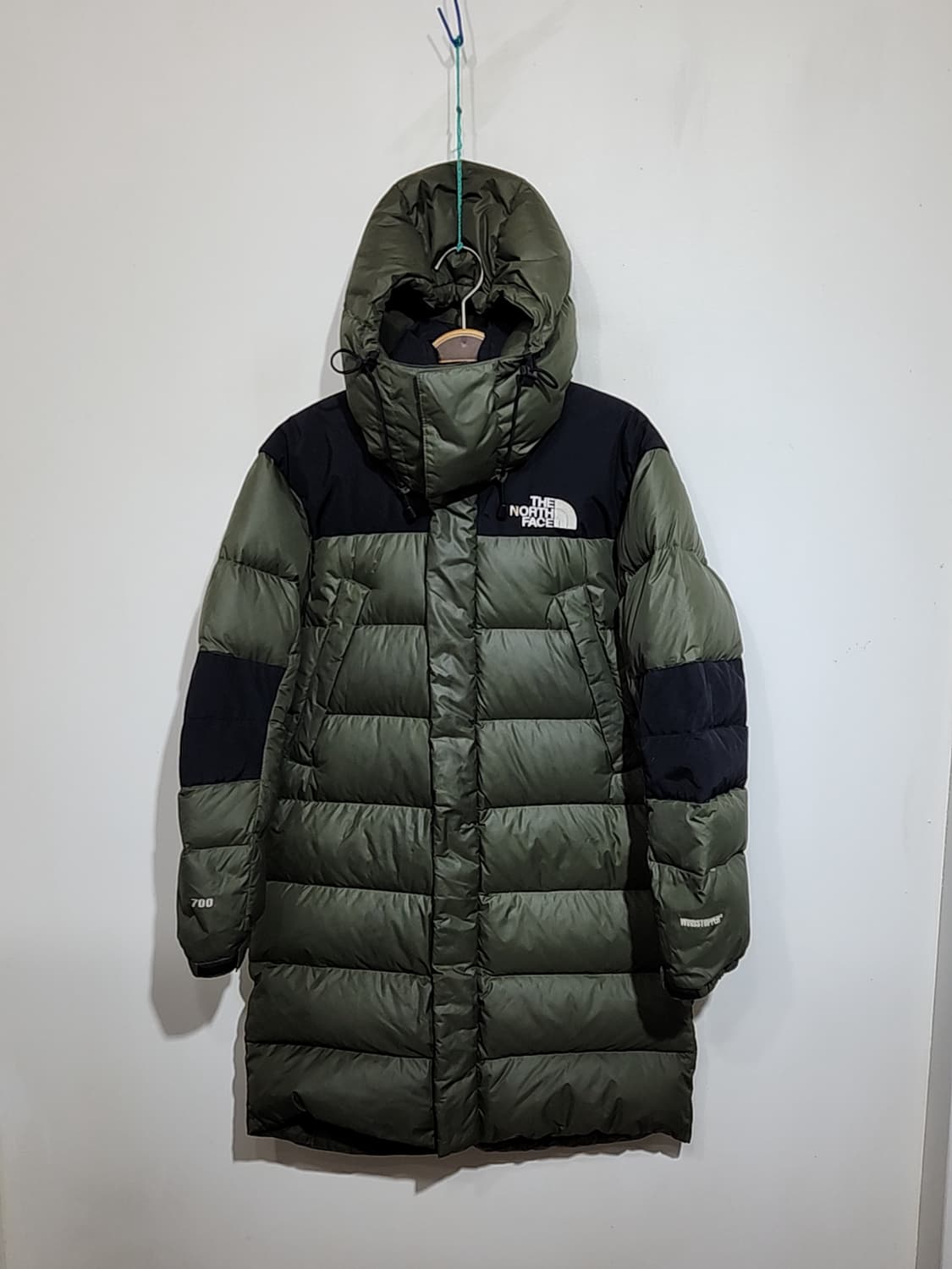 (90) 노스페이스 거위털 롱패딩 점퍼 윈드스토퍼 후드 700 다운코트  상품이미지1