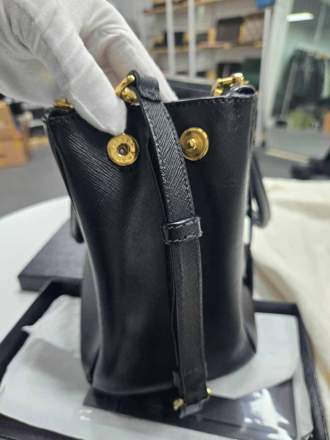 [A급컨디션] 프라다 사피아노 토트 숄더백 상품이미지4