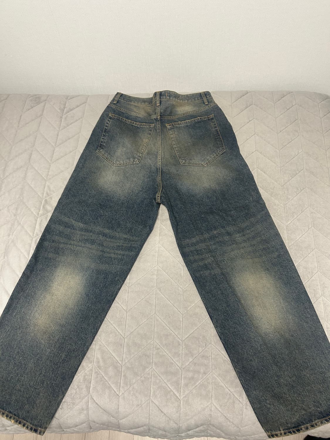 언더마이카 워시드 와이드진 상품이미지3