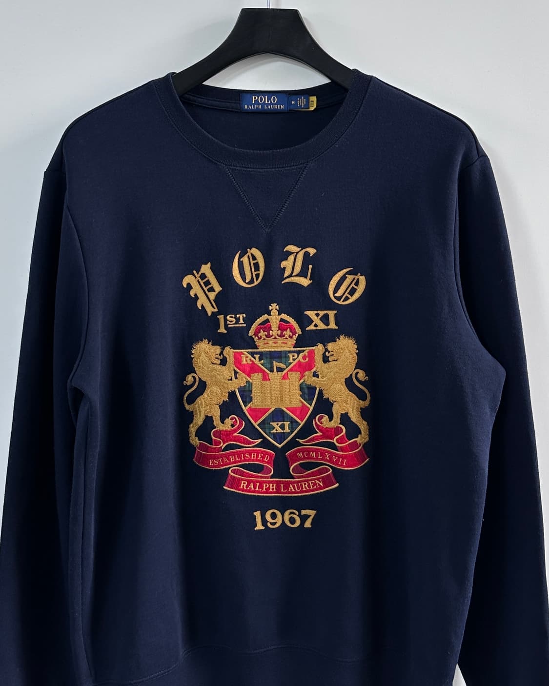 폴로 크라운 자수로고 맨투맨 (va.17) 상품이미지2