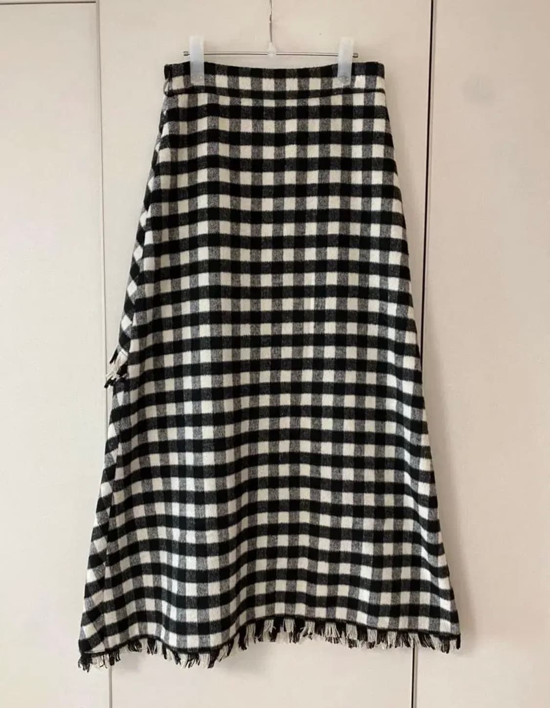 마가린핑거스 체크 롱 스커트 S 상품이미지2