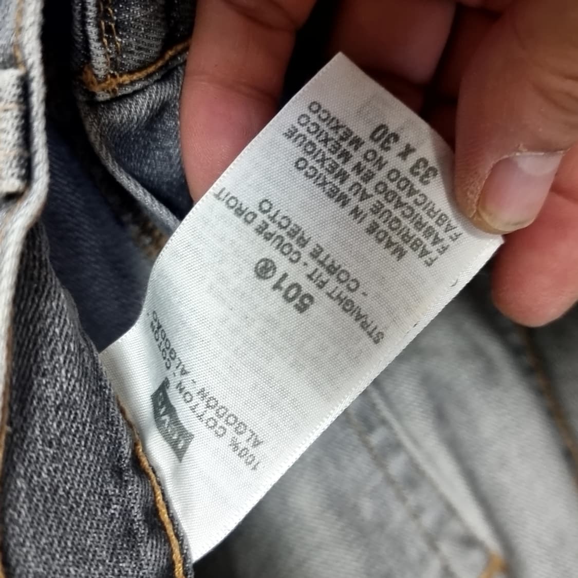 빈티지 리바이스 501  블랙진(33) 상품이미지3