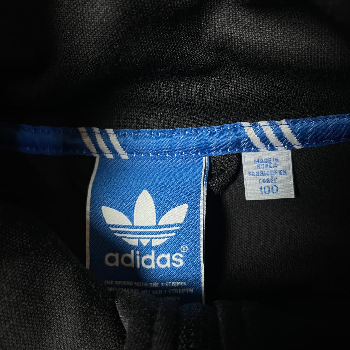 아디다스 블랙 파이어버드 트랙탑 져지 100 상품이미지4