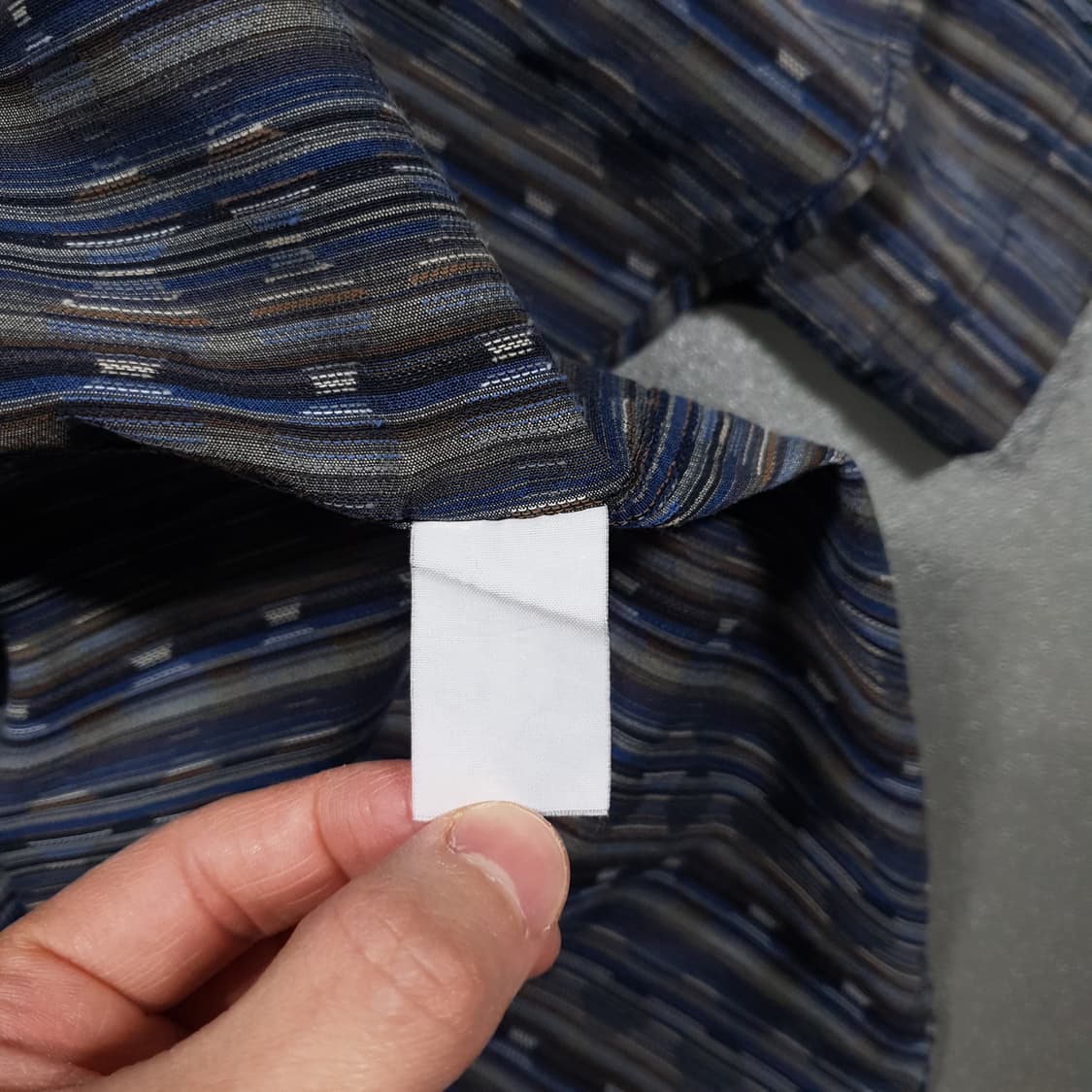 L (100) 미쏘니 스포츠 90s 멀티컬러 에스닉 멀티컬러 반팔 셔츠 상품이미지8