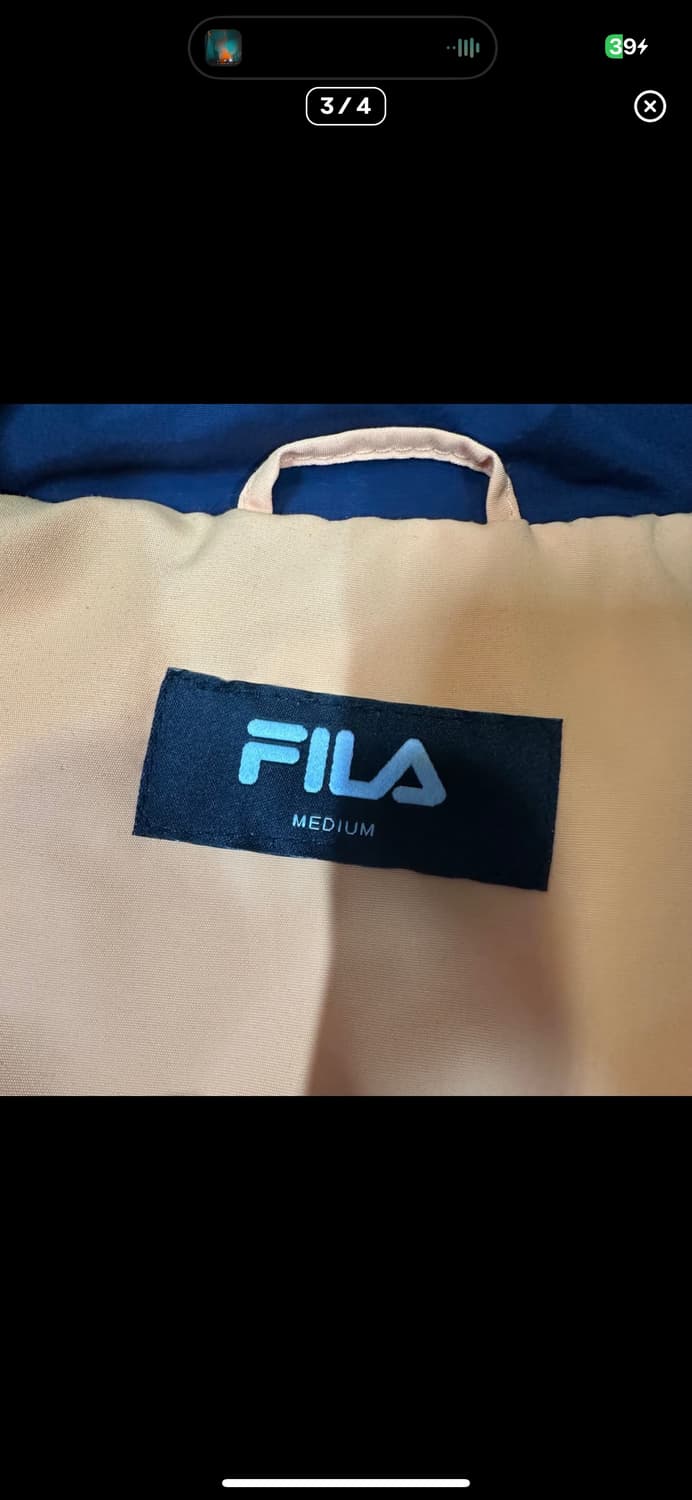 (바배) 휠라 루즈핏 헤리티지 바람막이  상품이미지3