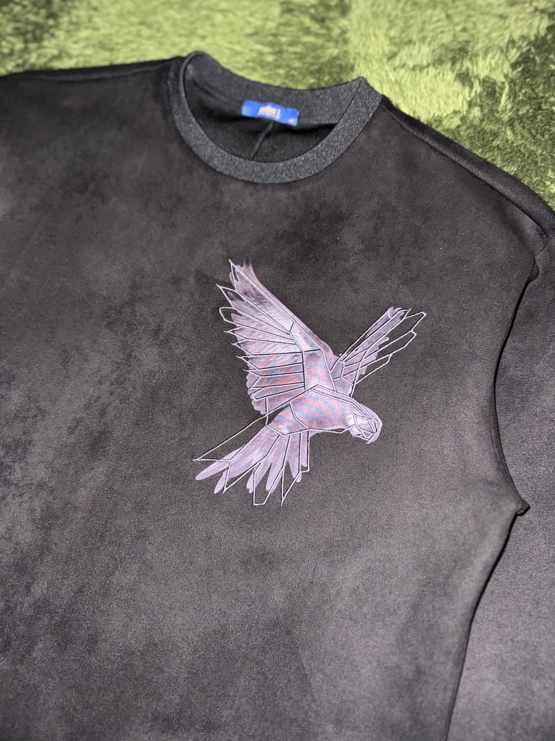 [105] Another T TNGT 엠브로이더리 스웨이드 텍스쳐 스웻 상품이미지2