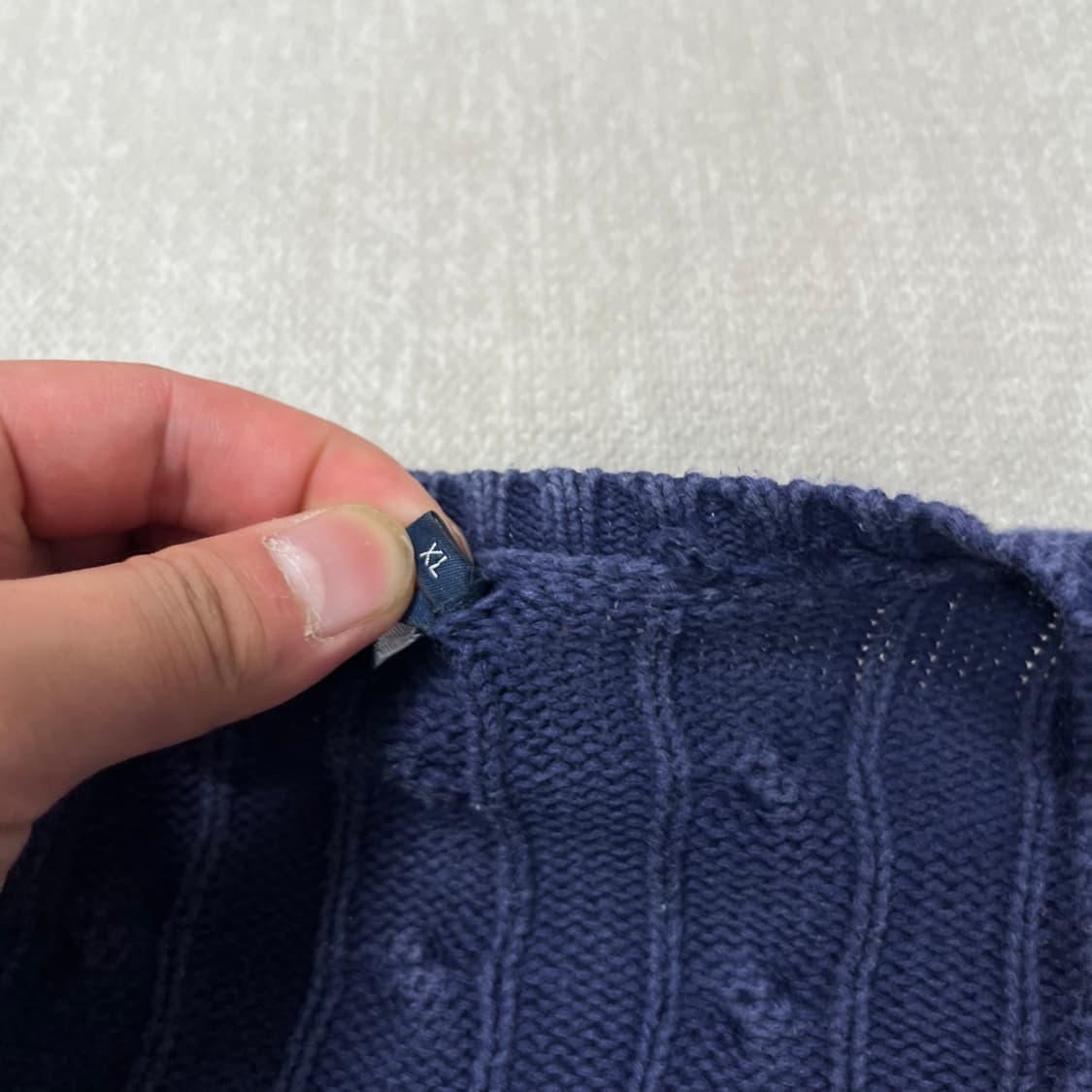 105 폴로 랄프로렌 스포츠 꽈배기 브이넥 니트 상품이미지4