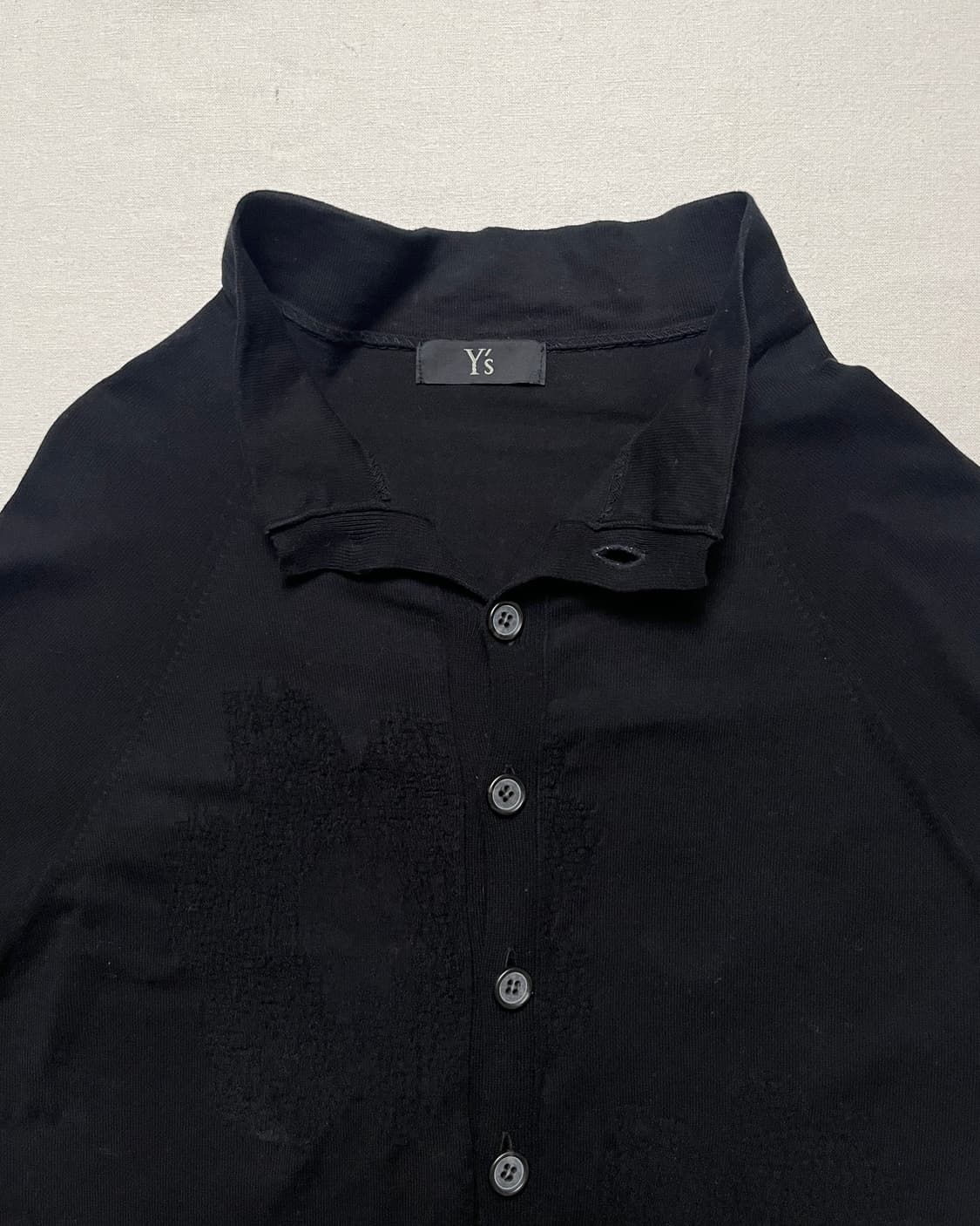 요지야마모토 하이넥 스웻 가디건 yohji yamamoto Y’s 상품이미지9