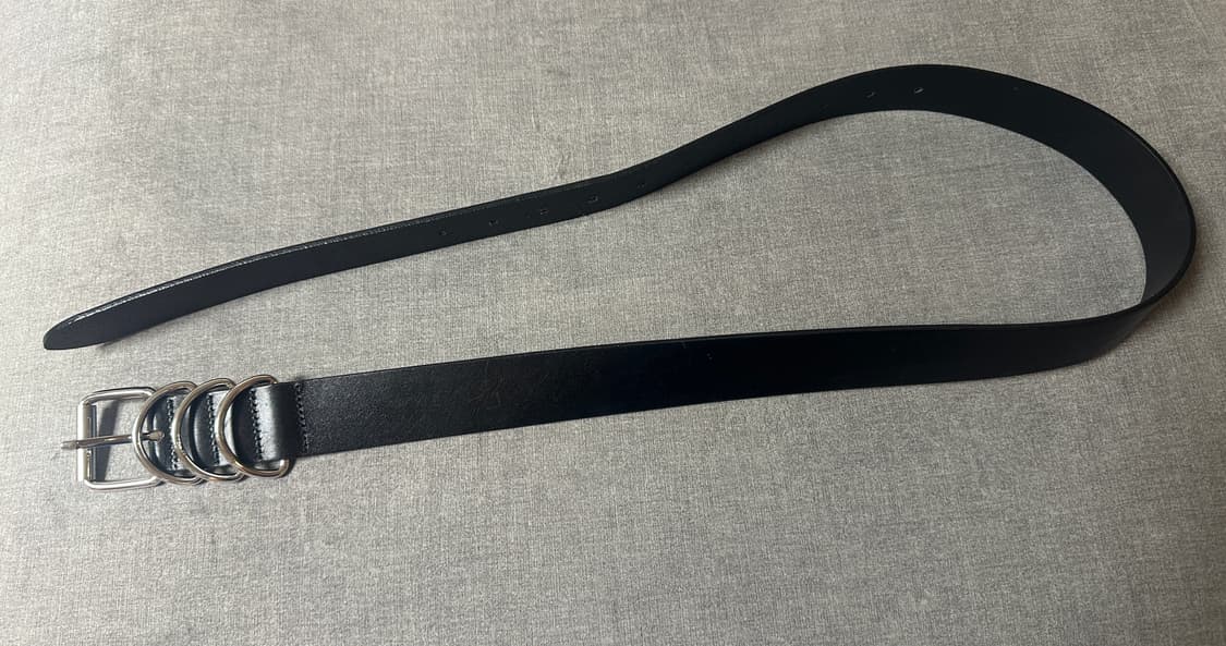 LCDC 블랙 가죽 벨트 (Free) 상품이미지4