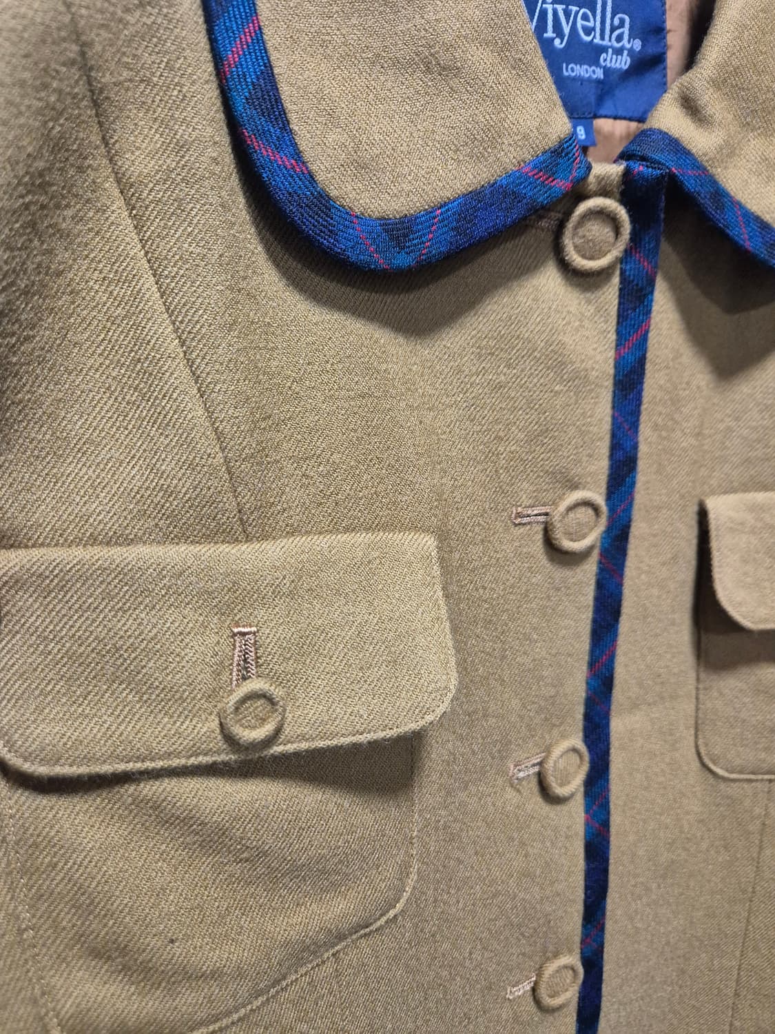 Viyella. 빈티지 브라운 자켓 상품이미지4