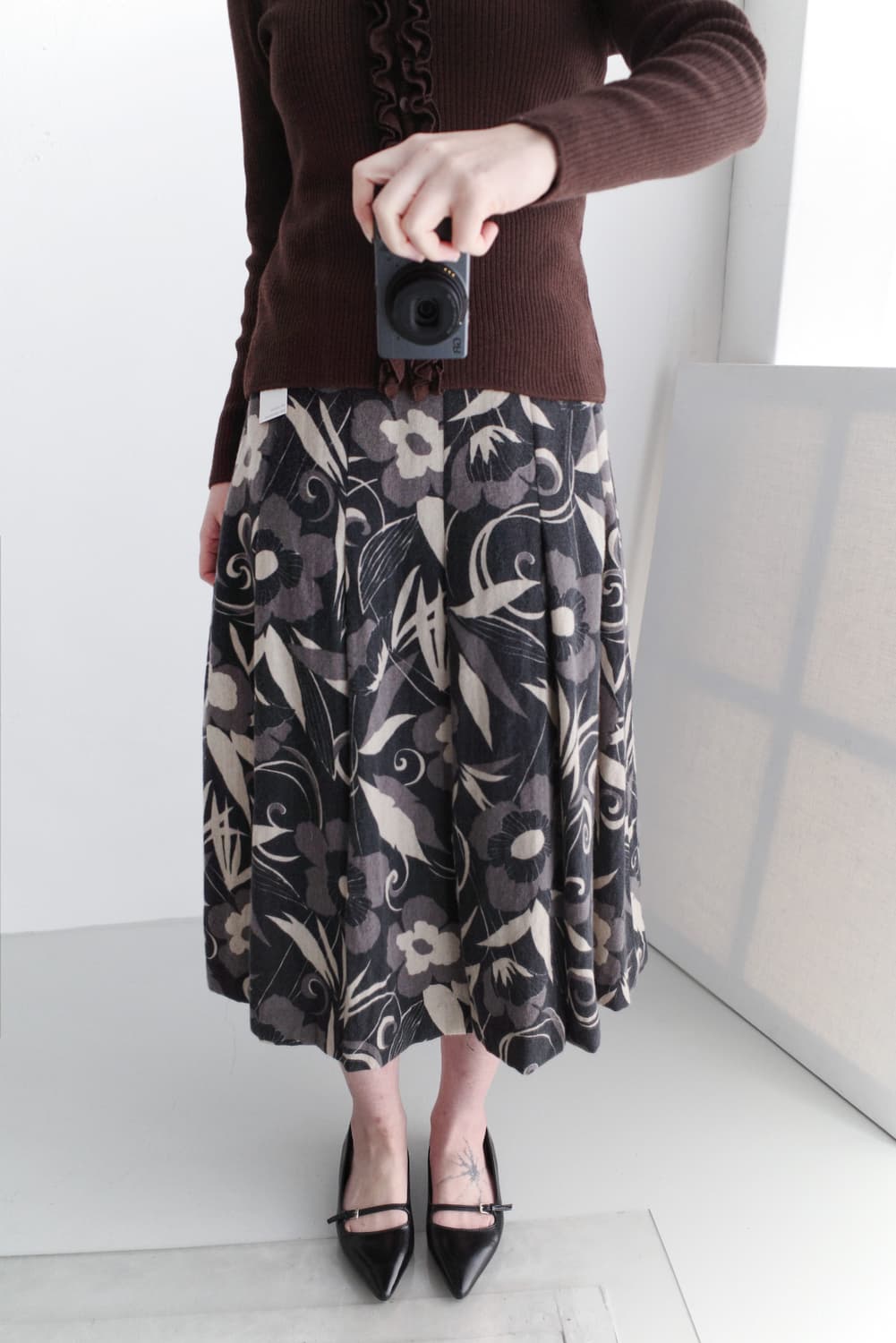 oriental wool skirt 상품이미지3