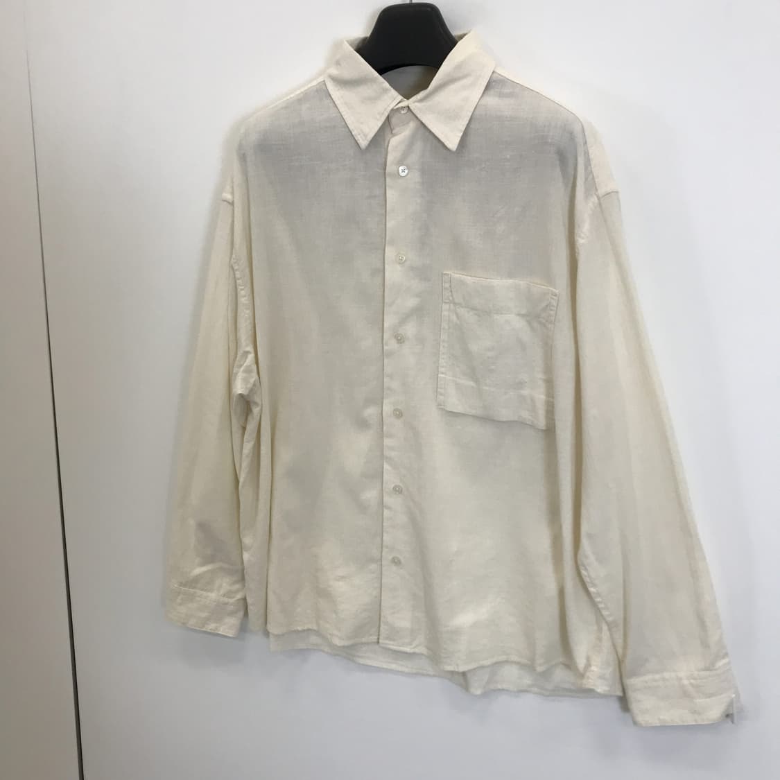 자라 신형 원포켓 아이보리셔츠 [L] 상품이미지2