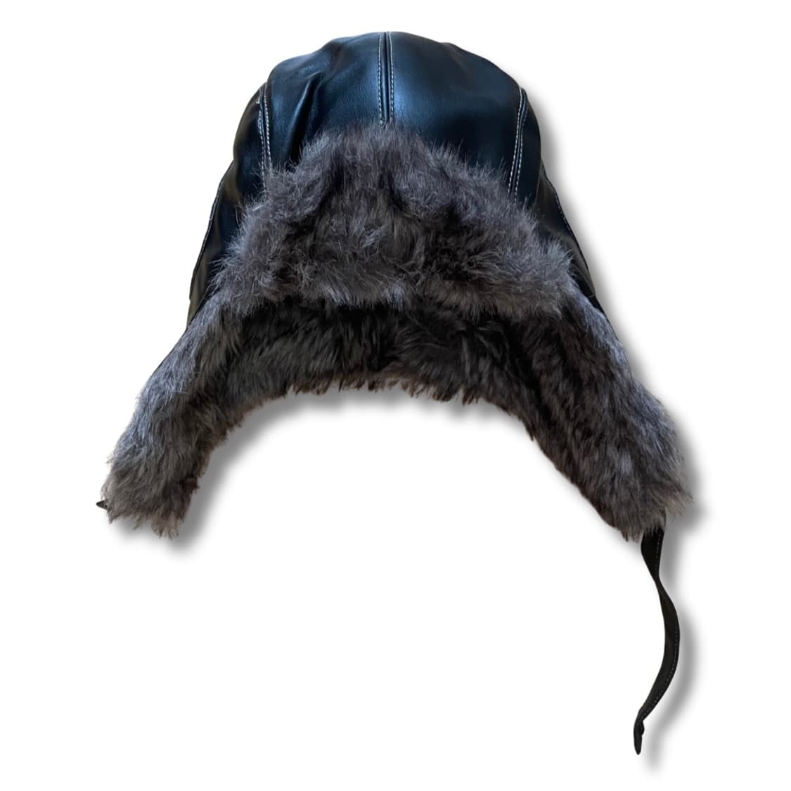 RENOMA Fur Trimmed Leather Aviator Hat 상품이미지2