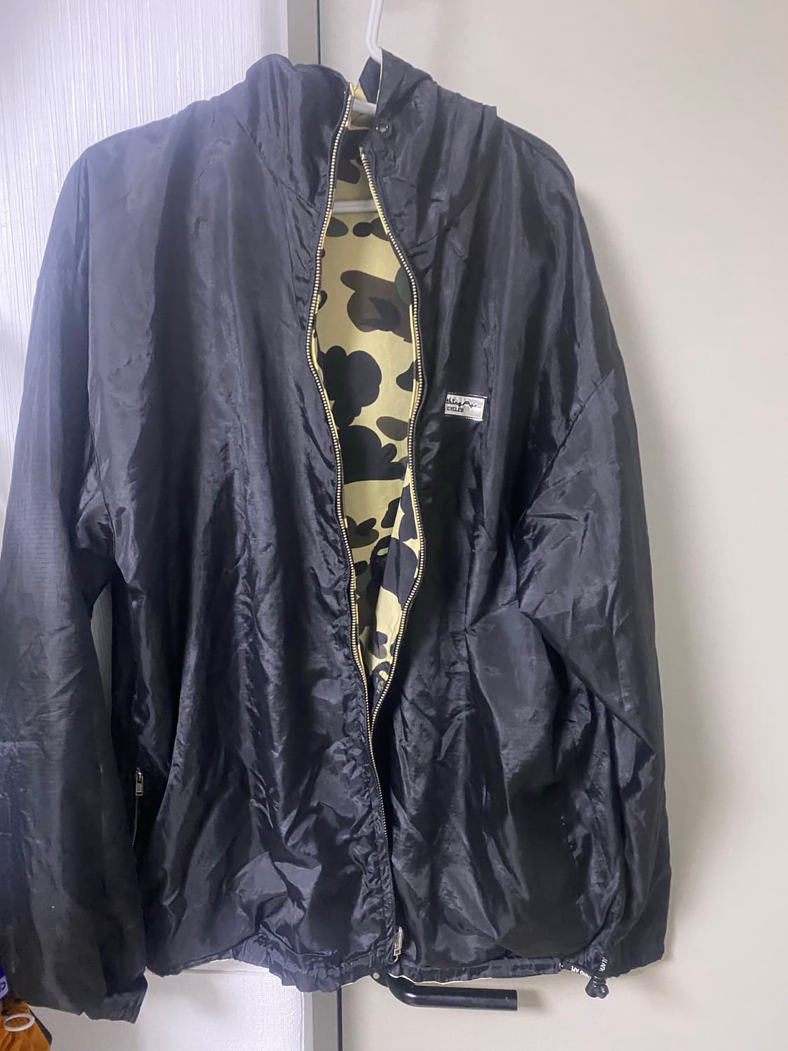 베이프 나일론 리버시블 윈드브레이커 L 상품이미지3