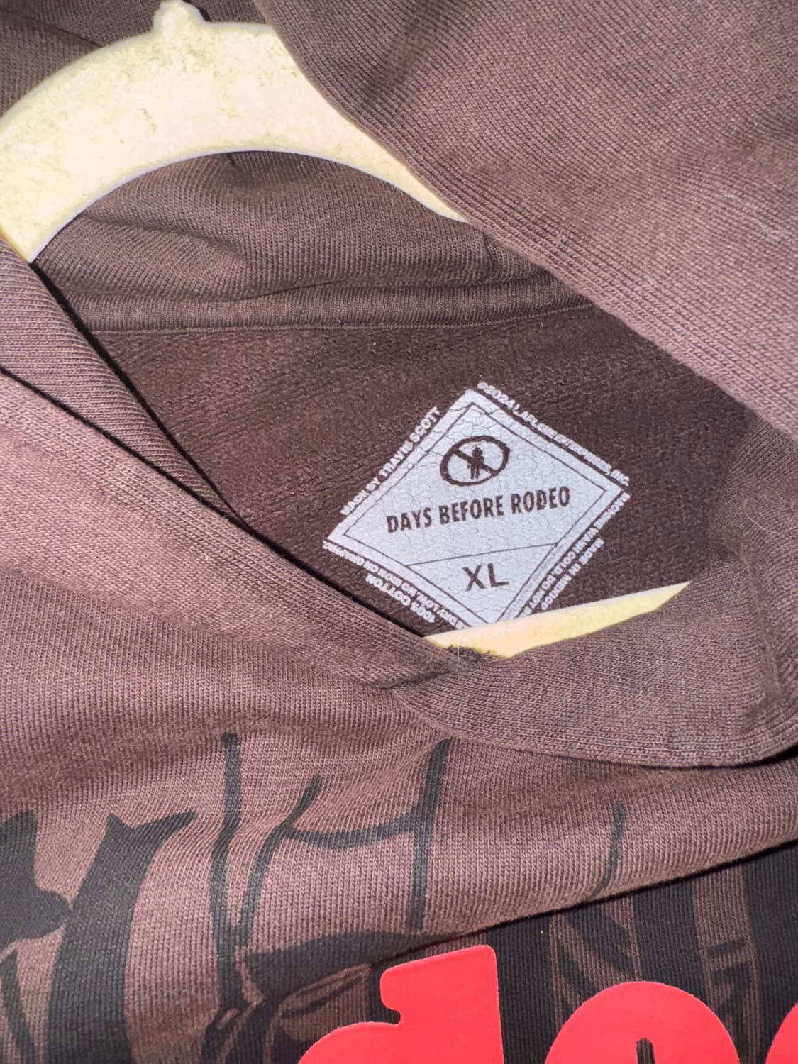 Sp5der x Travis Scott 데이즈 비포 로데오 후디 상품이미지3