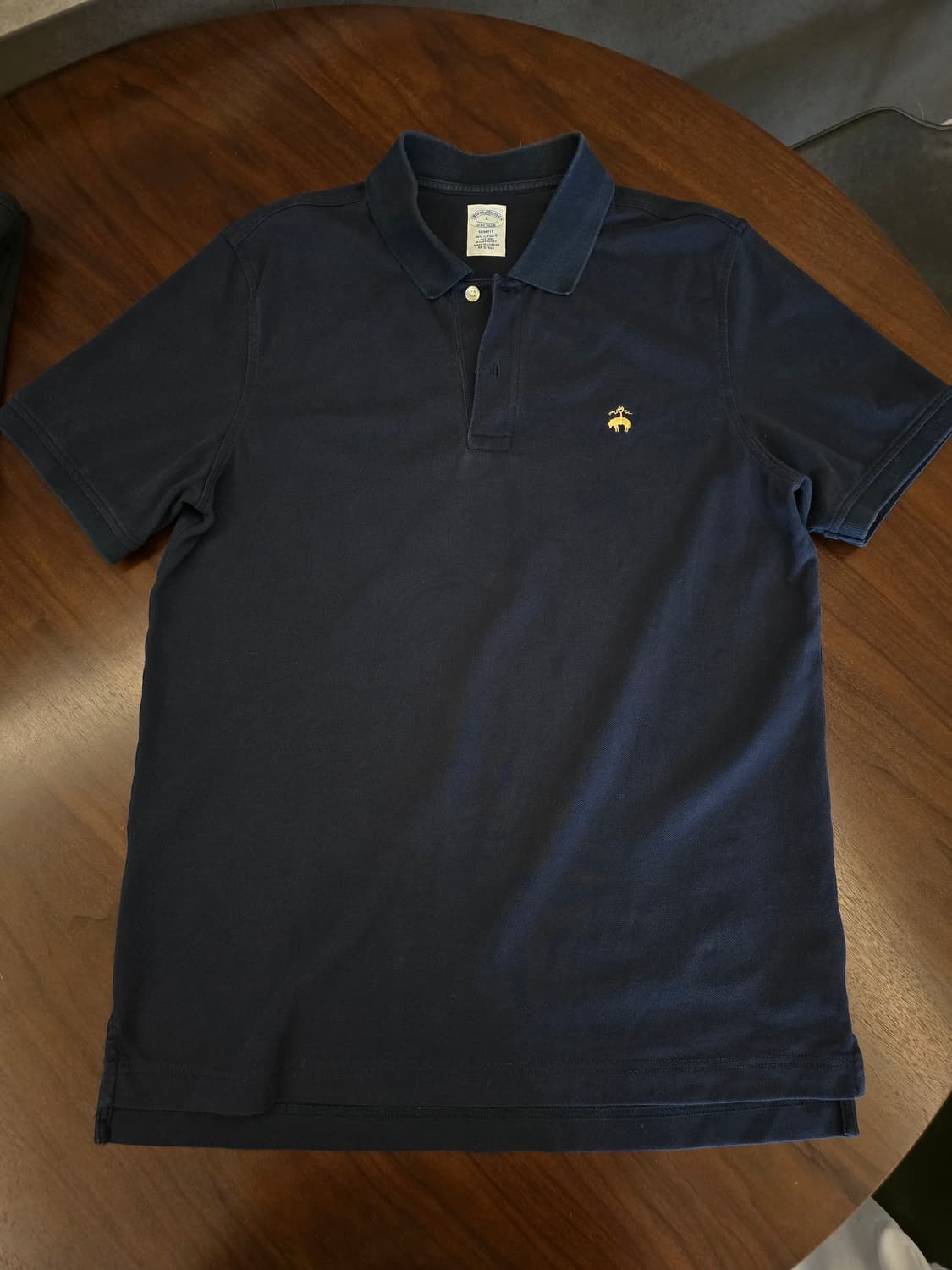 브룩스브라더스 수피마 폴로 네이비 슬림 L 상품이미지1