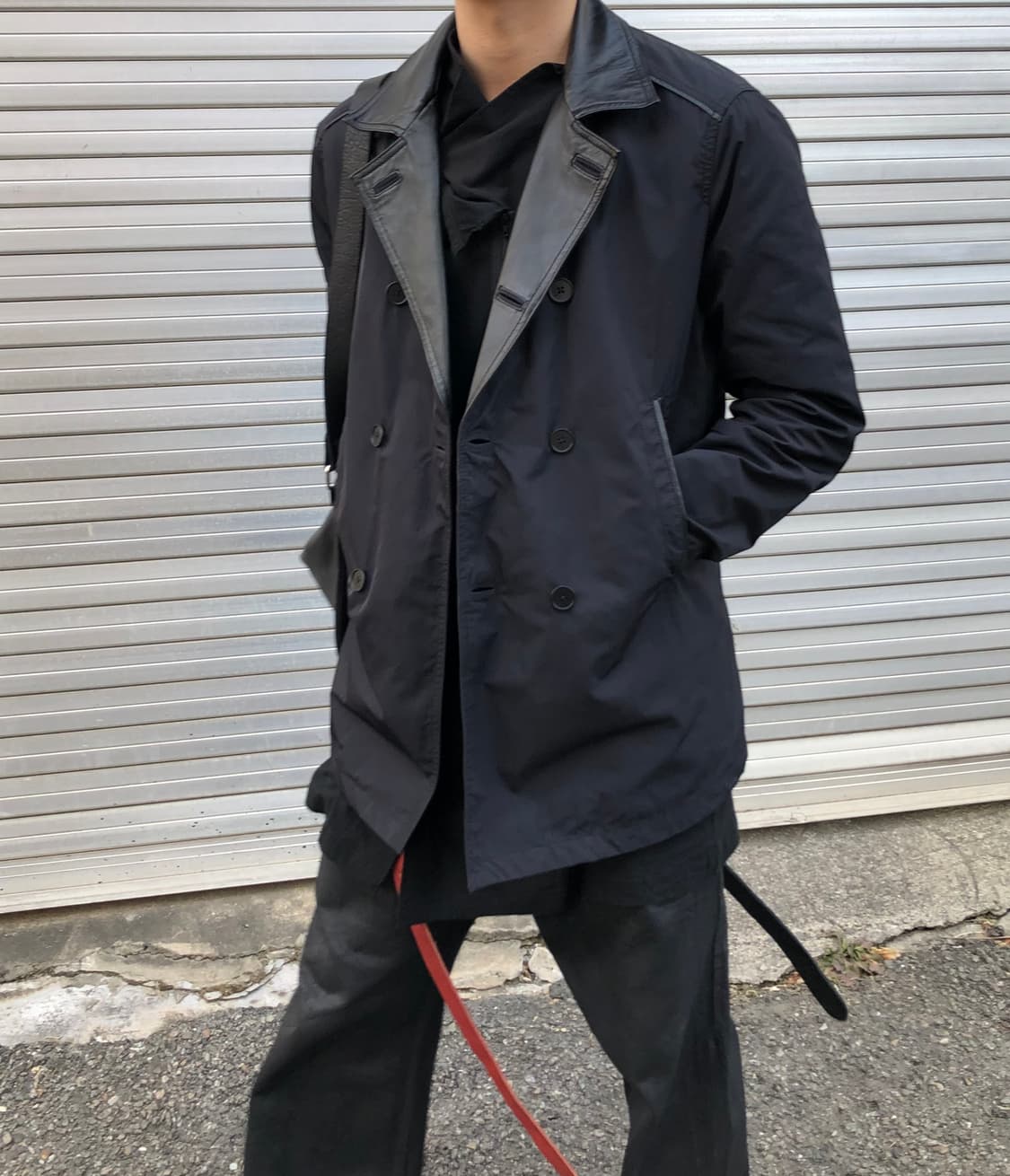 존 바바토스 레더(램스킨) 카라 코트 상품이미지1