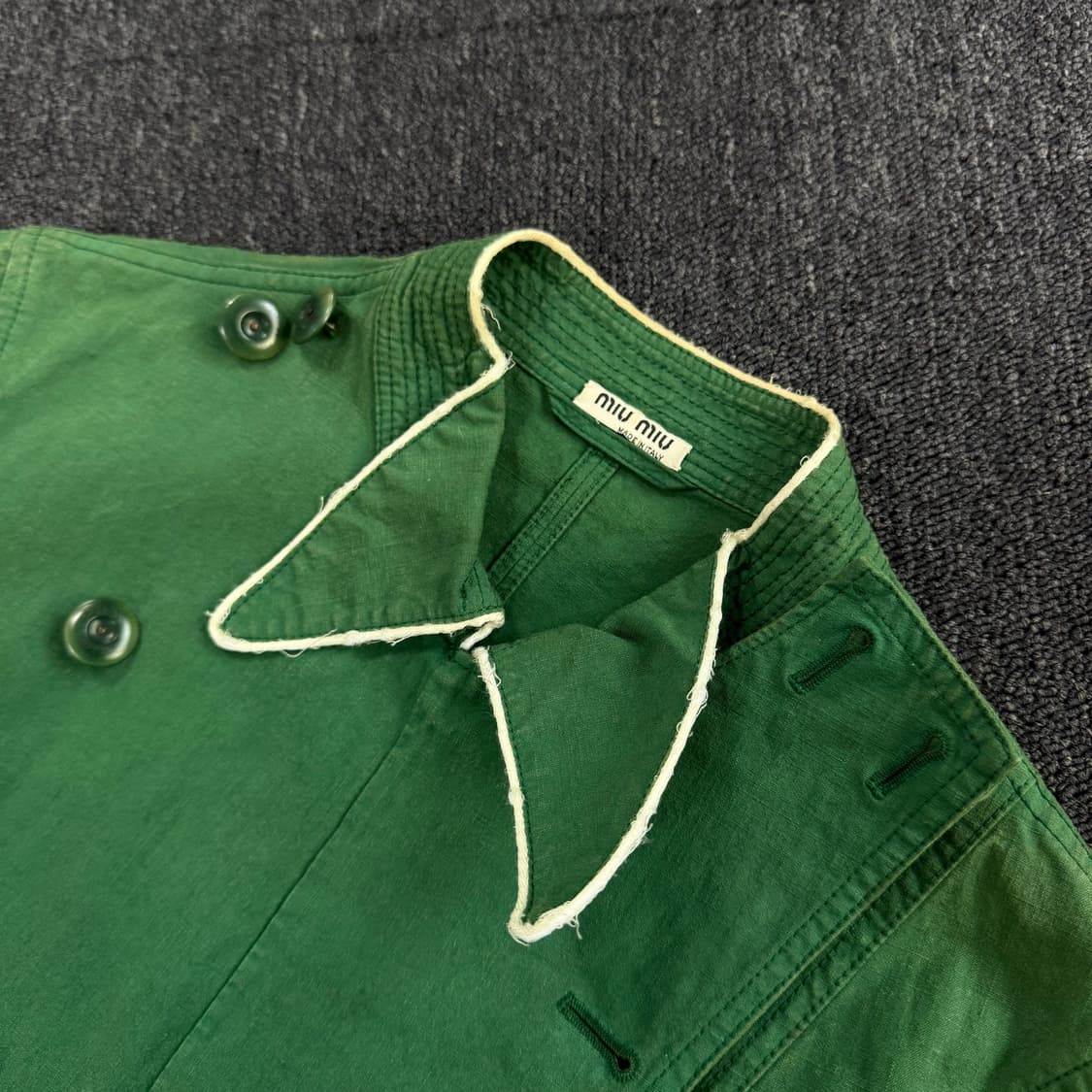 MIU MIU 미우미우 더블 브레스티드 숏 자켓 상품이미지9