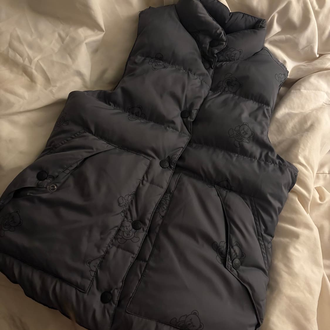 (정품) 히스테릭글래머 퍽베어 리버시블 패딩조끼 상품이미지2