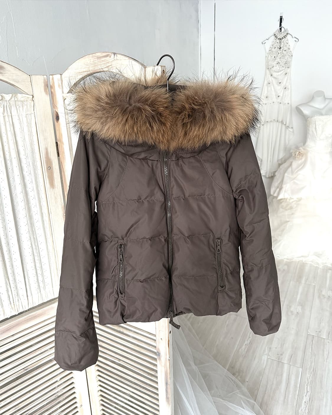 Archive G.O.A khaki brown duck down padd 상품이미지7