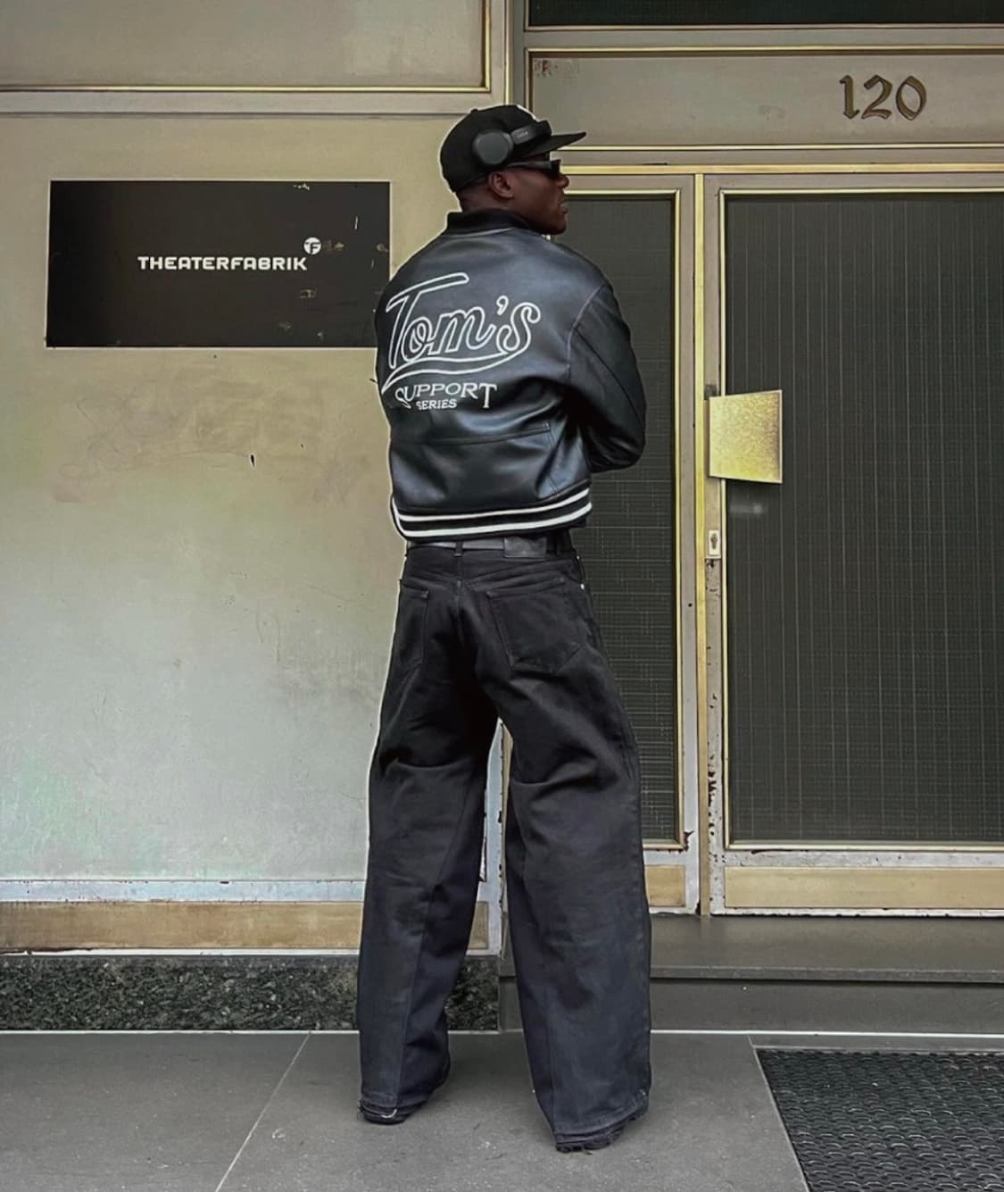 톰스벌스데이 TBD 바시티 봄버 자켓 올블랙 2 Size 상품이미지3