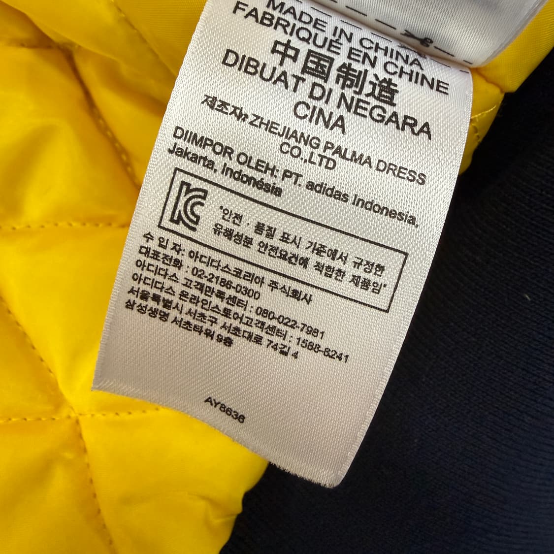 (S)아디다스 Adidas 로고 봄버자켓(네이비) 상품이미지6