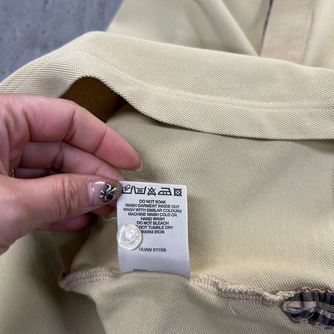 버버리 카라 긴팔티[1495] 상품이미지8