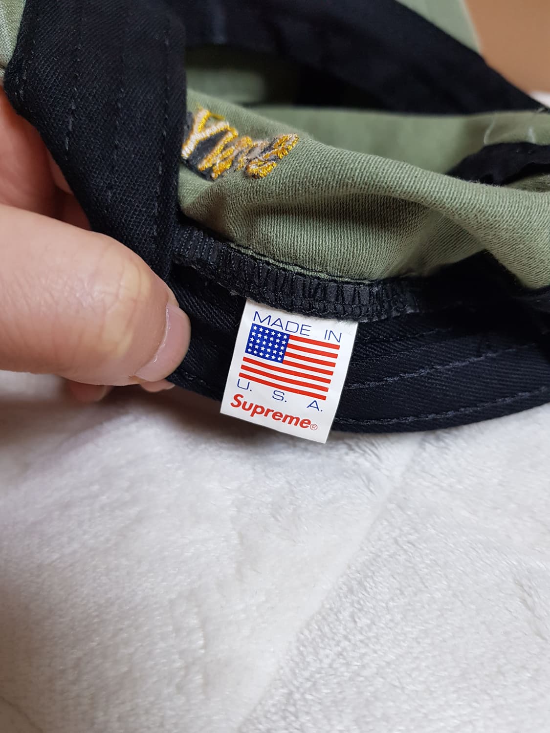 슈프림 밀리터리 캠프캡 모자 볼캡 올리브 20SS 상품이미지8