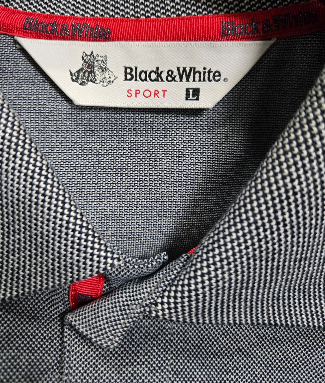 거의새것/ 블랙앤화이트 카라넥 긴팔티 100 상품이미지7