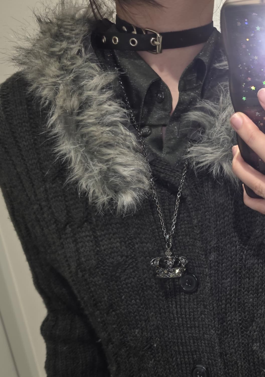 왕관 빈티지 목걸이 상품이미지2