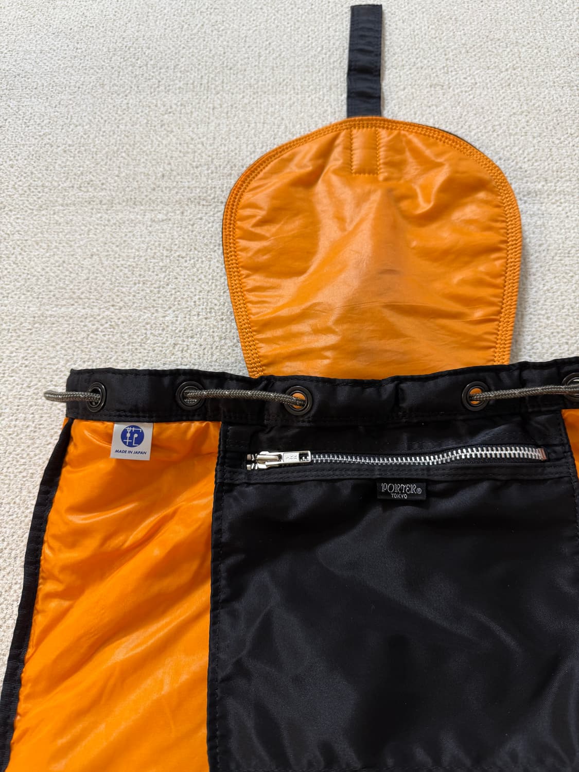 (미품) PORTER 포터 탱커 백팩 럭색 지퍼 블랙 상품이미지10