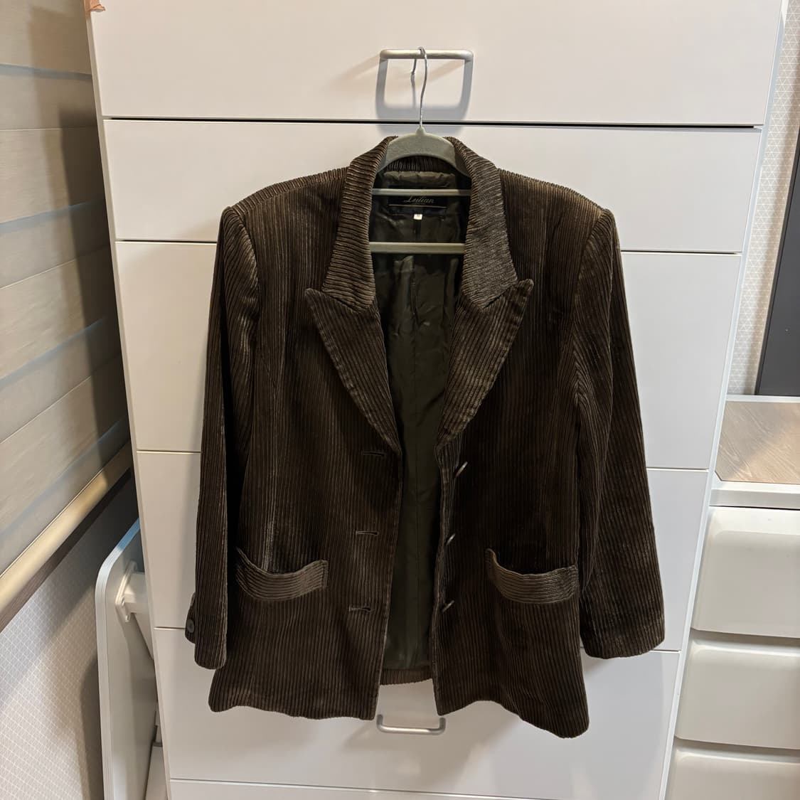 Leilian 카키 코듀로이 자켓 상품이미지8