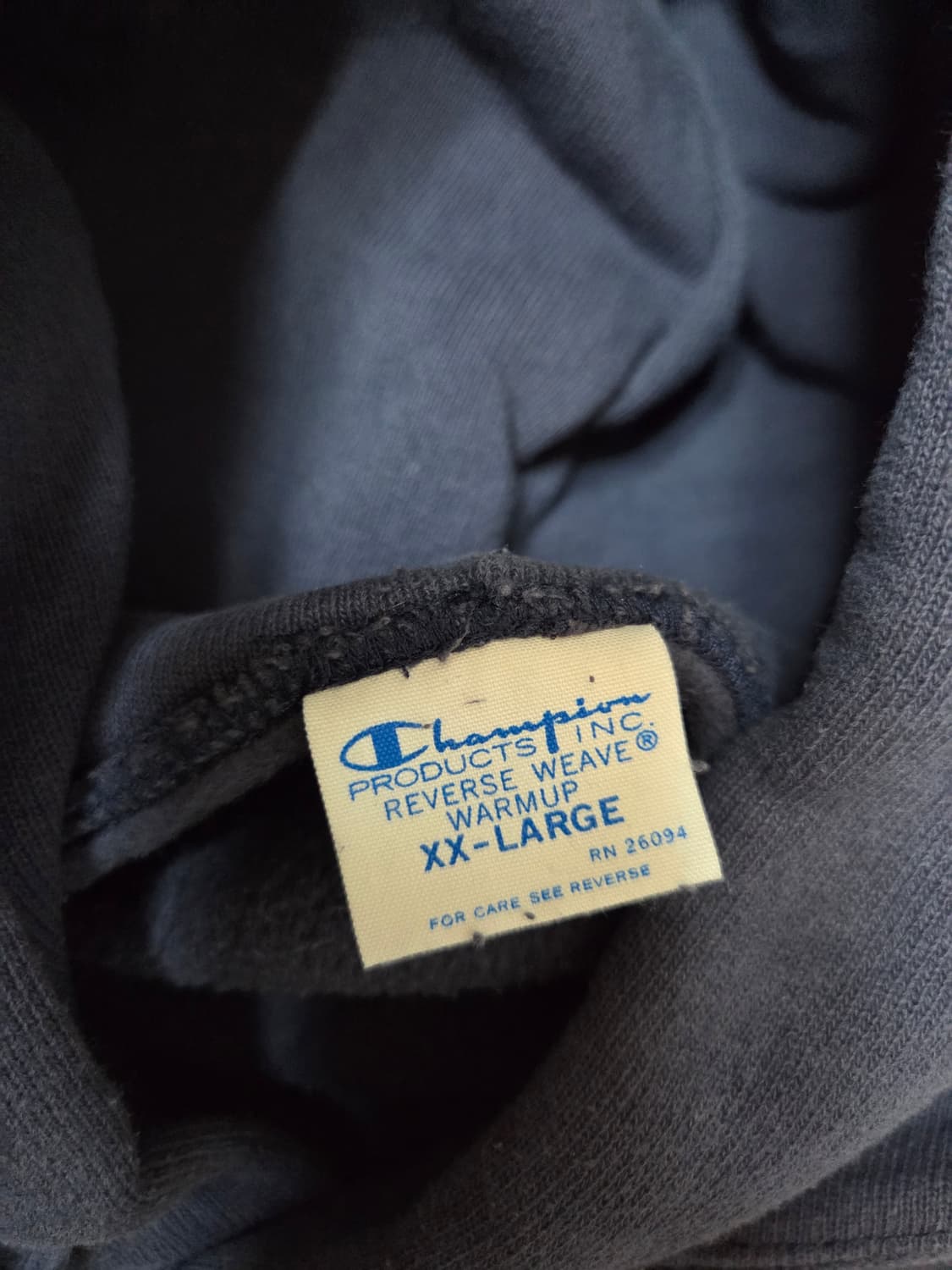 챔피온 제팬 리버스위브 후드 네이비 상품이미지5