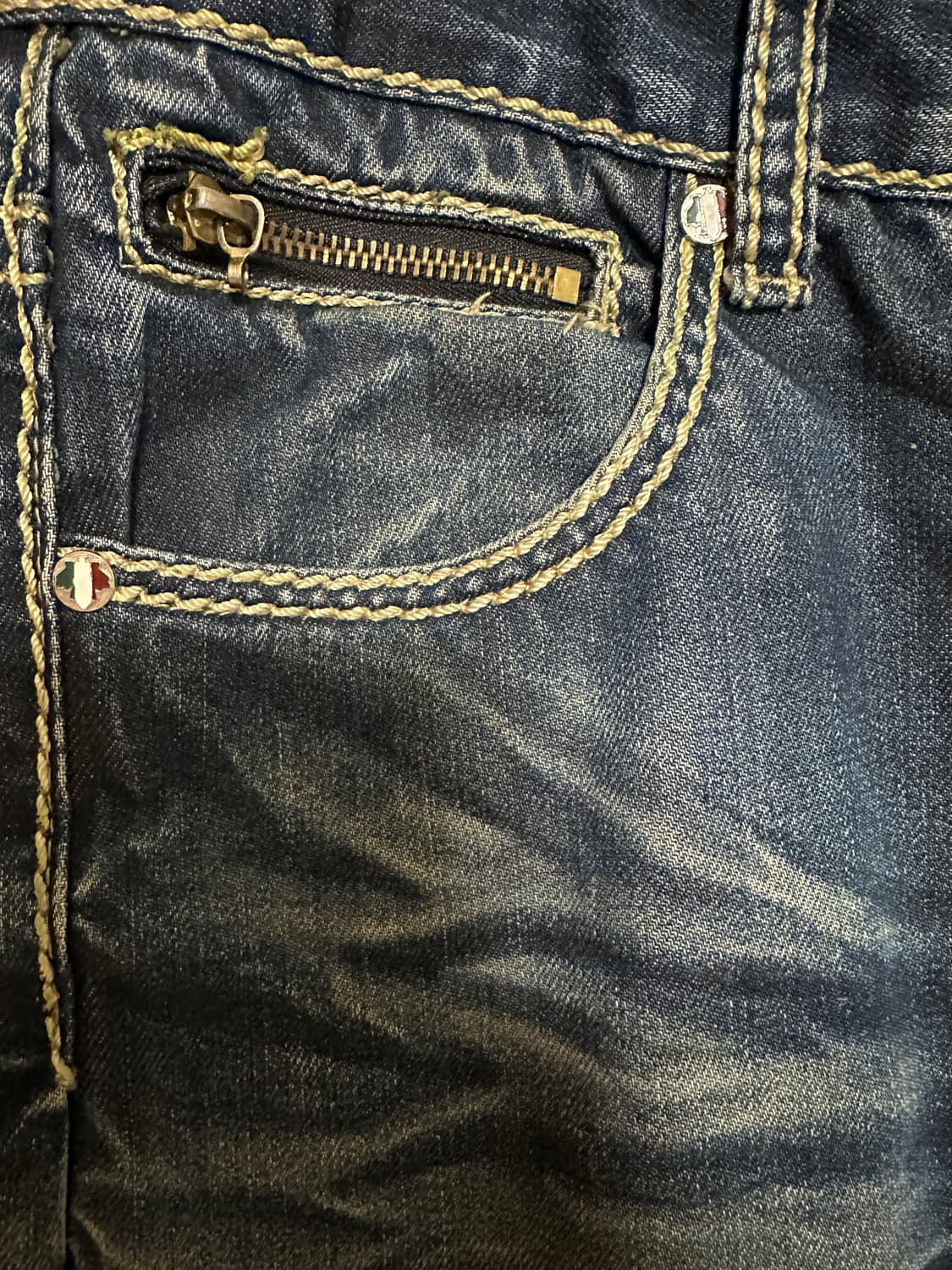 Japanese curve washed denim 상품이미지6