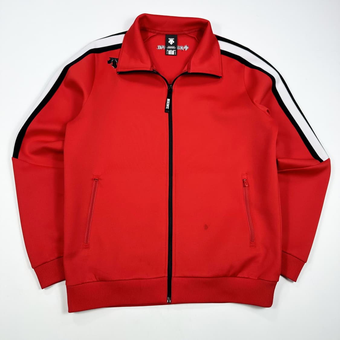 데상트 트레이닝 레드 트랙탑 져지 (M) 상품이미지2