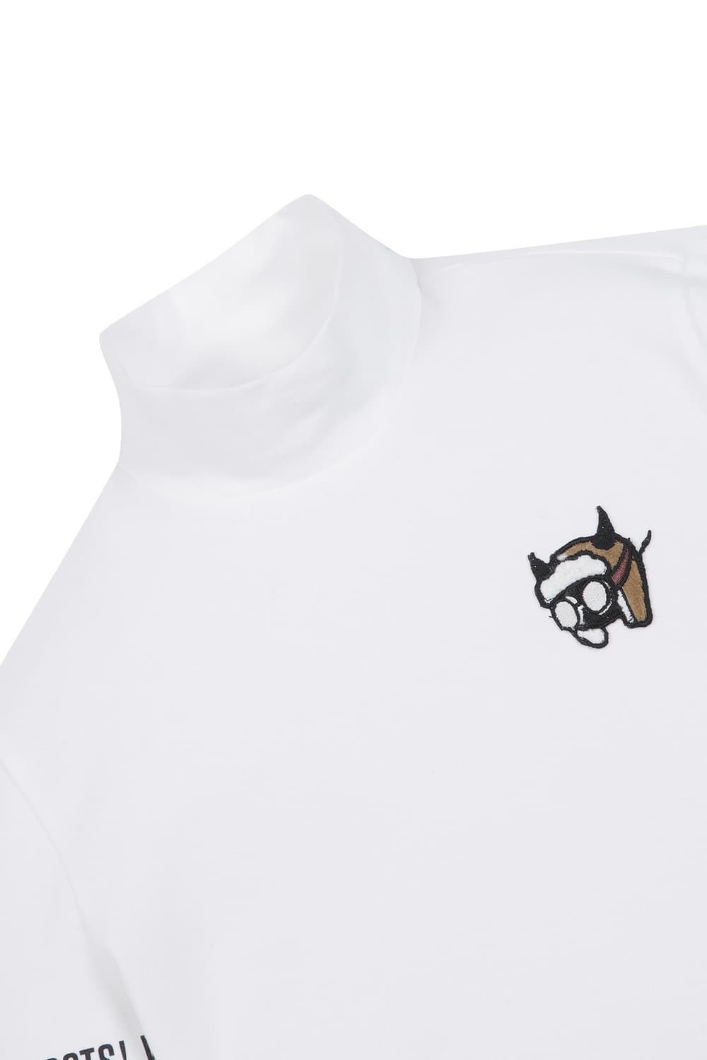 WAAC 여성 엠보로고 하이넥 이너 티셔츠 2사이즈 새상품 상품이미지3