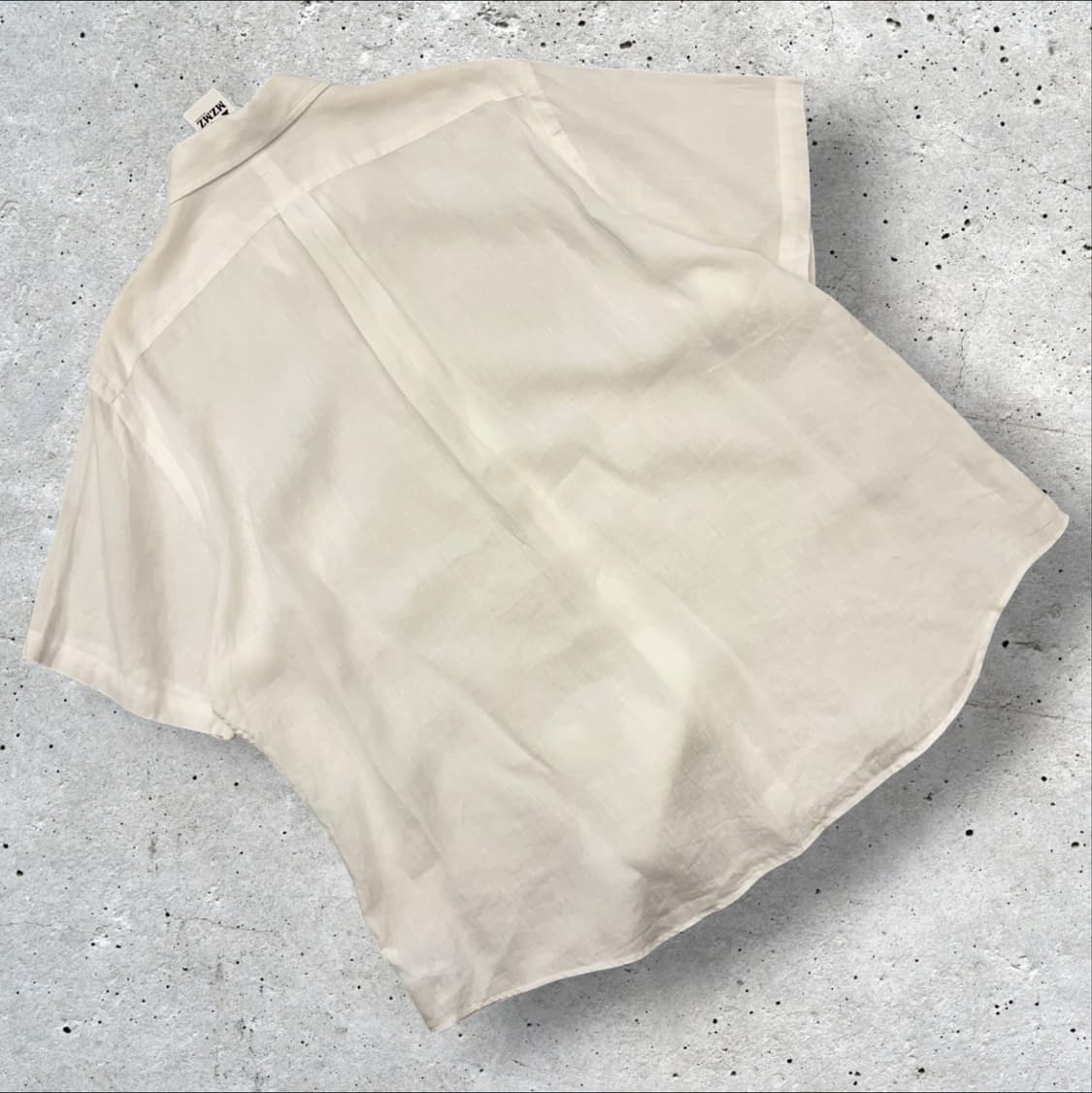 [2XL] 폴로 랄프로렌 클래식핏 큐알 반팔 린넨 셔츠 화이트 E16 상품이미지2