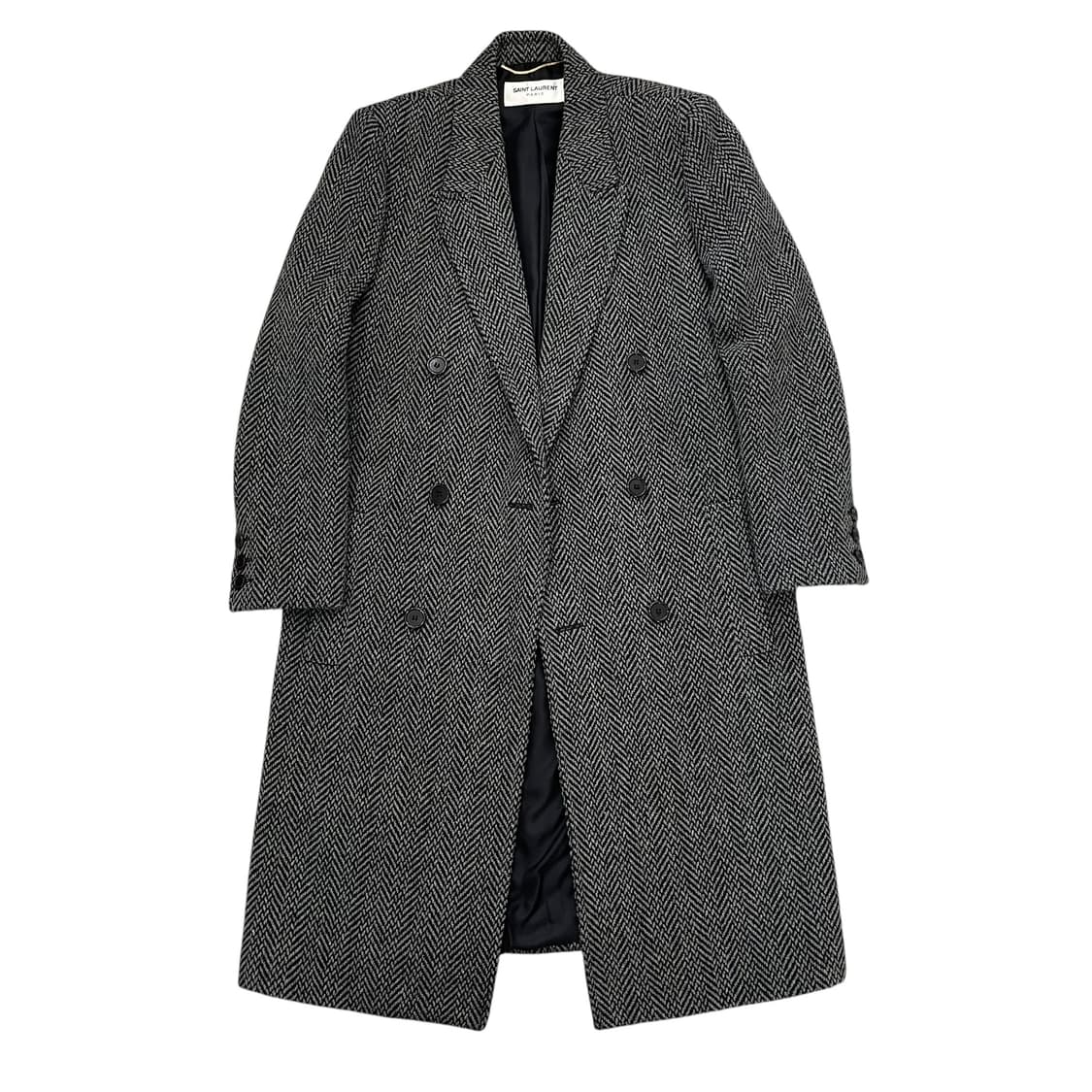 생로랑 헤링본 코트 상품이미지1