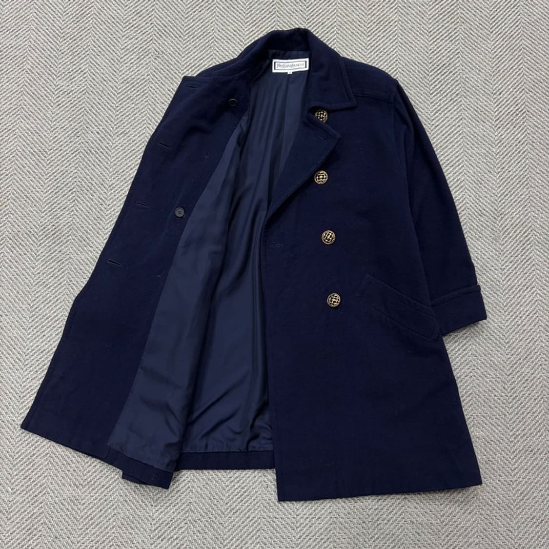 입생로랑 아카이브 울 더블코트 v2001 상품이미지6