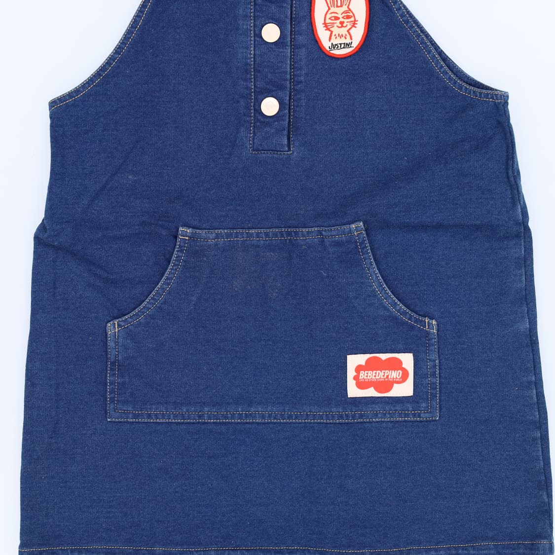 [130] 베베드피노 키즈 멜빵 청치마 1204HR2 상품이미지4