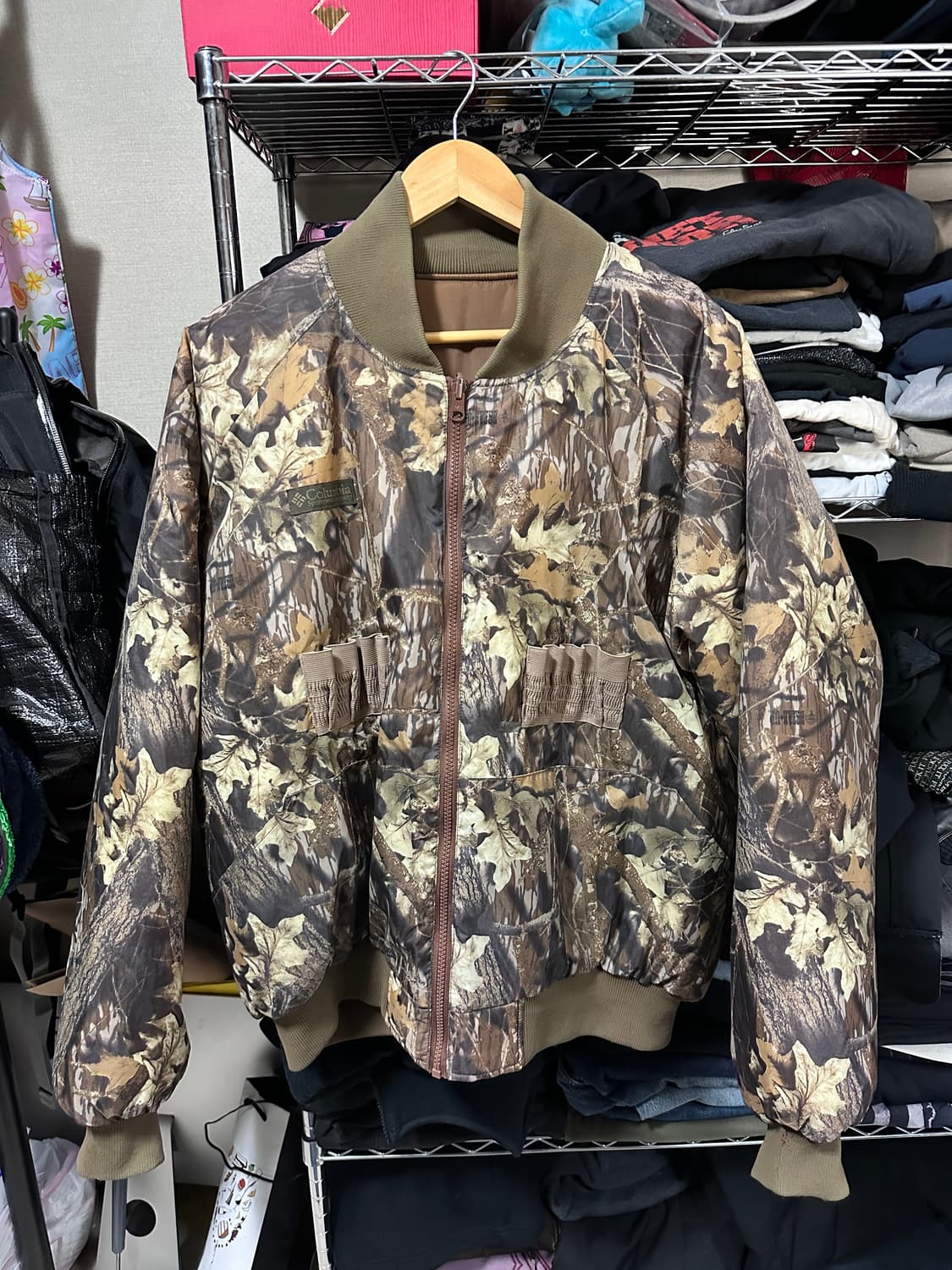 컬럼비아 리버시블 리얼트리 Ma-1 푸퍼 상품이미지1