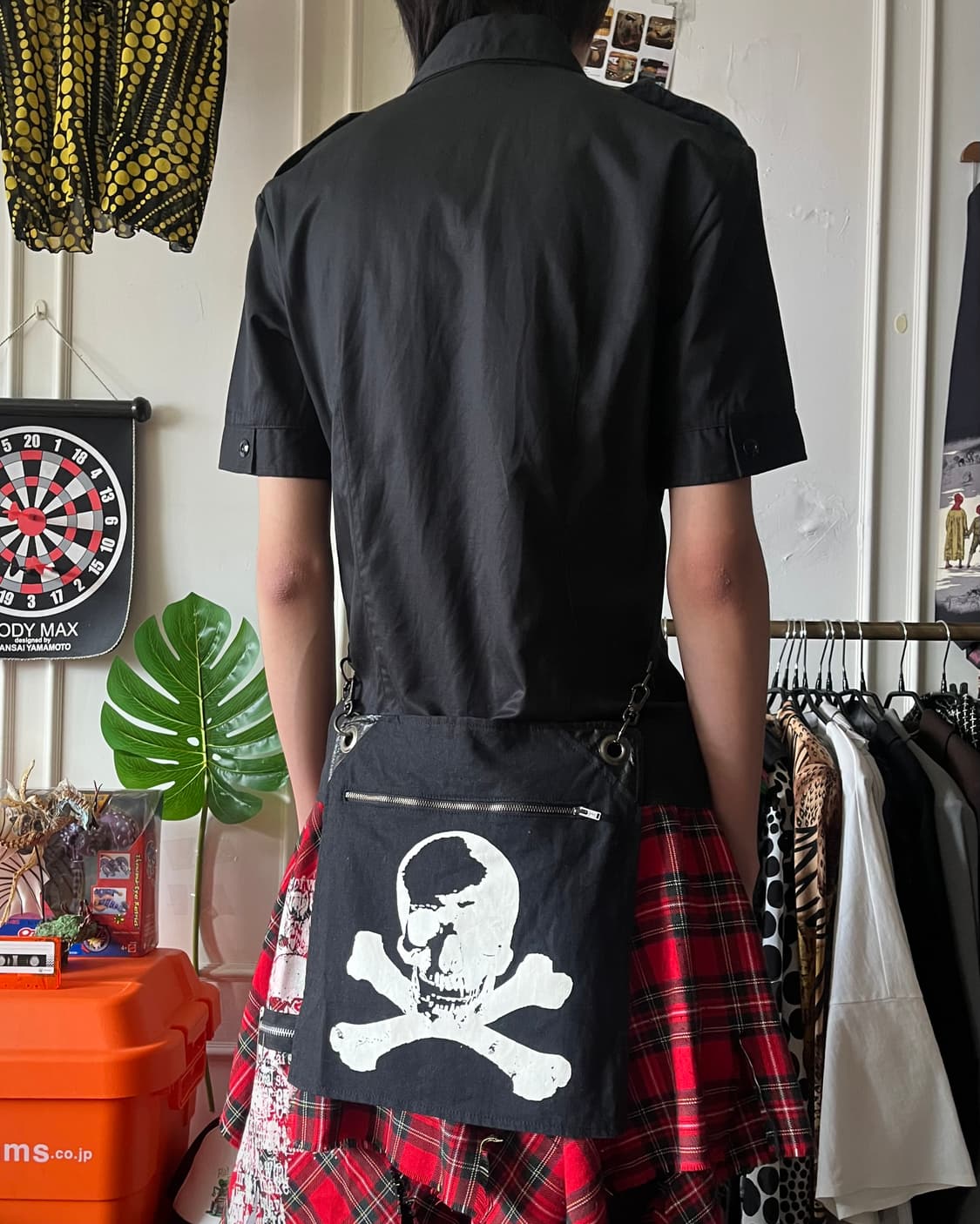 90-00s BLACK PEACE NOW Frap Pocket Shirt 상품이미지3