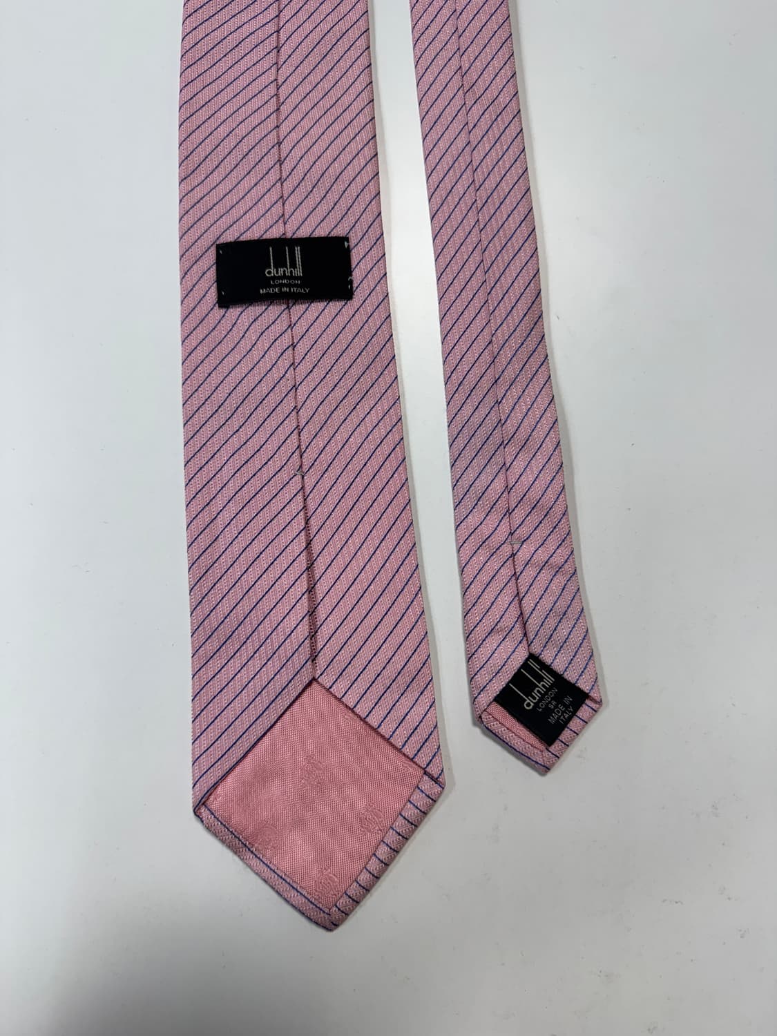 던힐(Dunhill) 핑크 실크 넥타이 8.2cm 상품이미지5