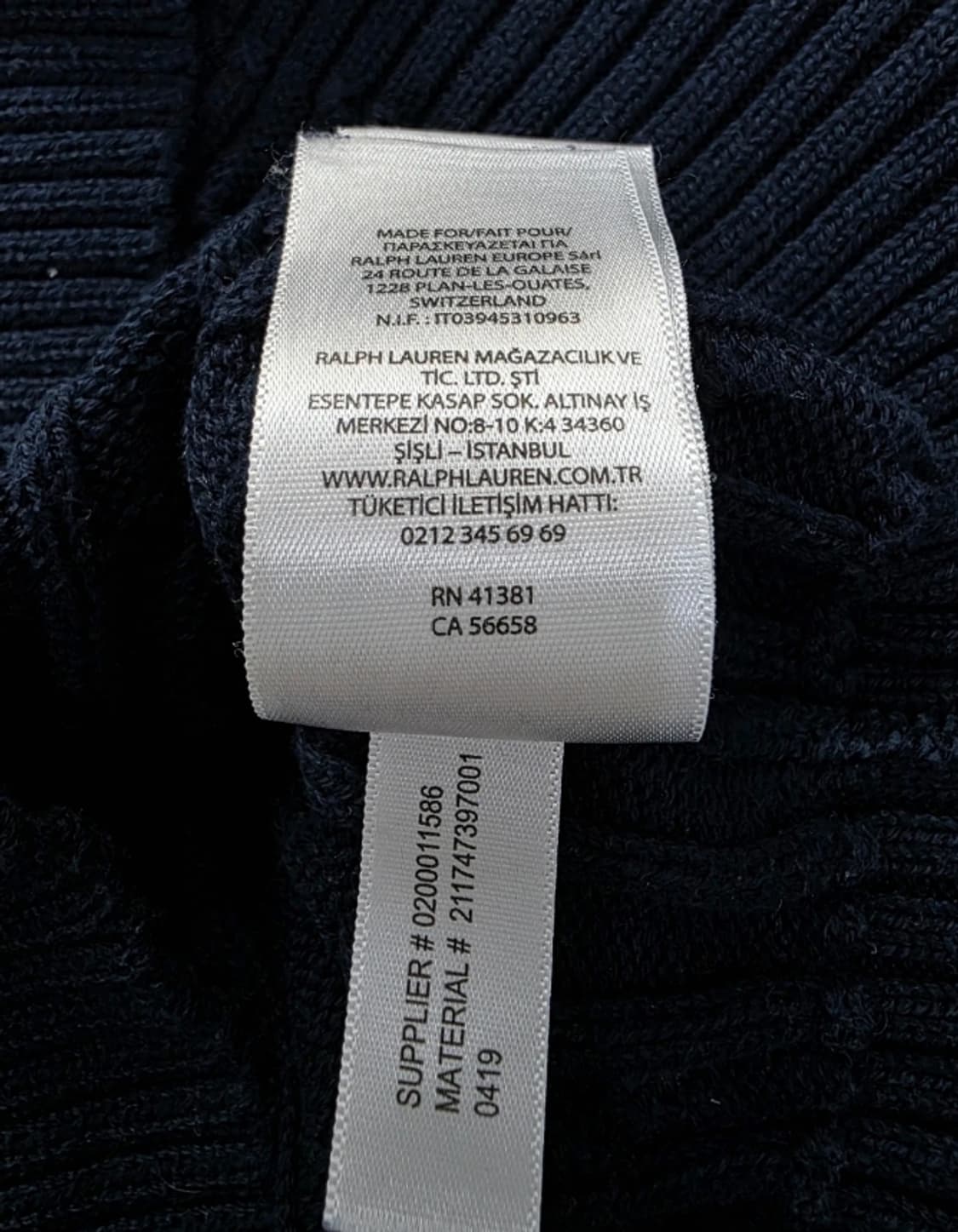 폴로 랄프로렌 케이블 니트 네이비 55 상품이미지9