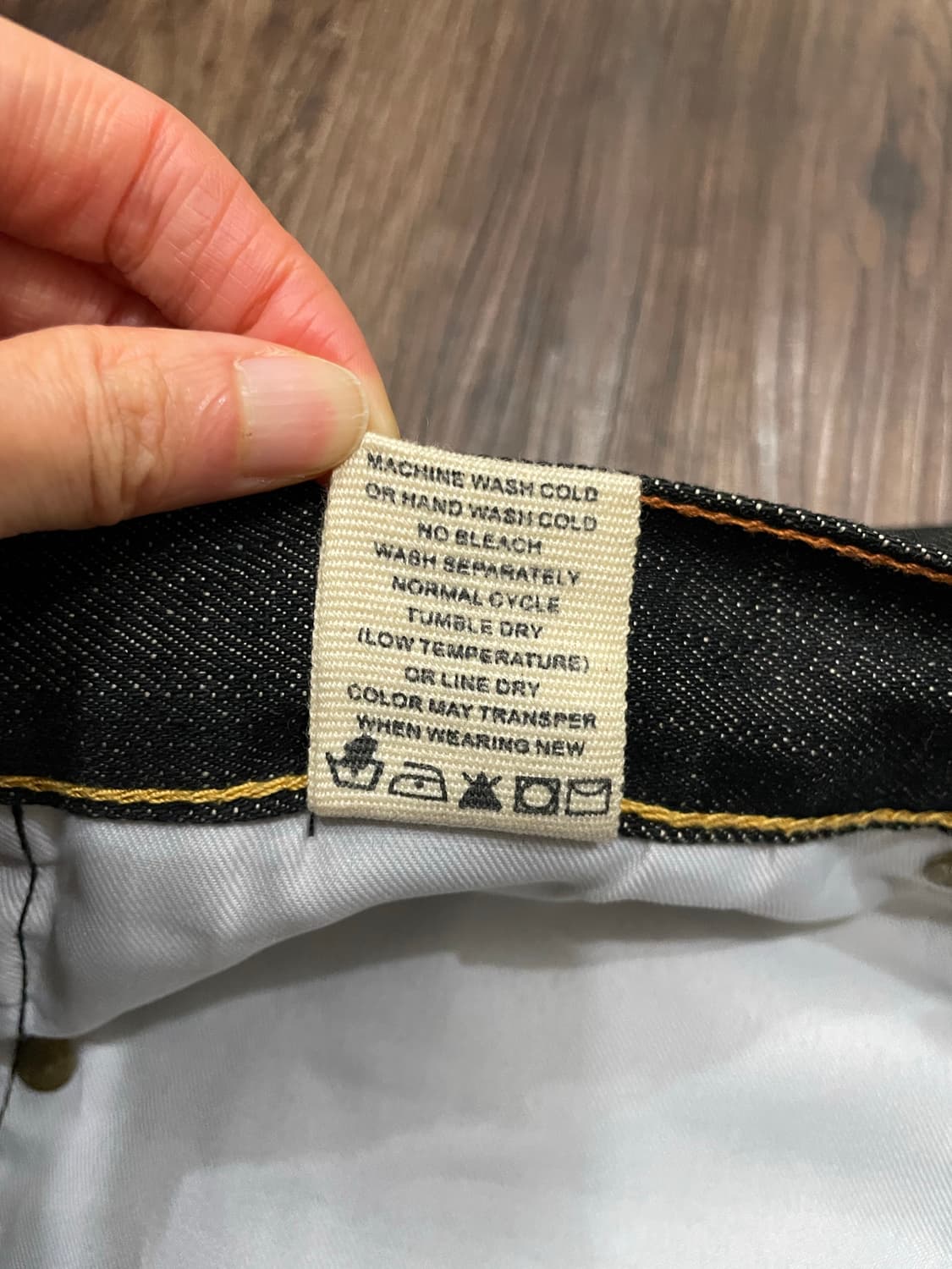 에비수 재팬 용자수 레드 드래곤 자수 데님 팬츠 상품이미지6