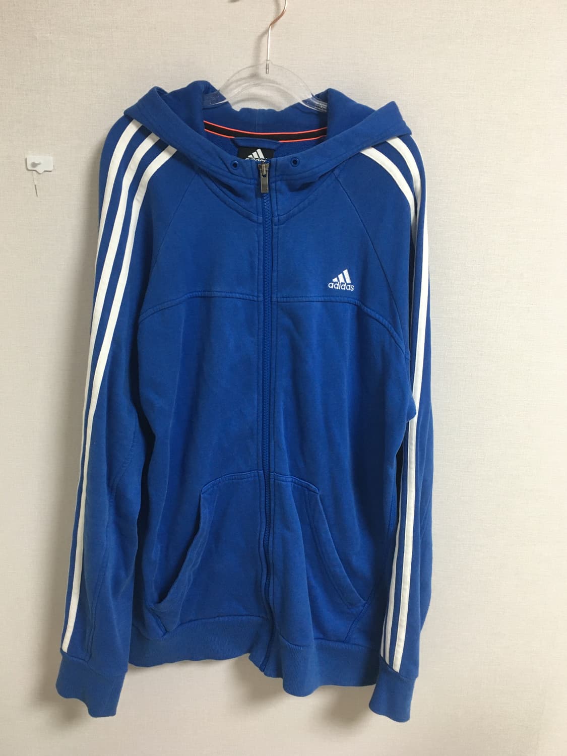 아디다스 딥블루 후드집업 상품이미지1