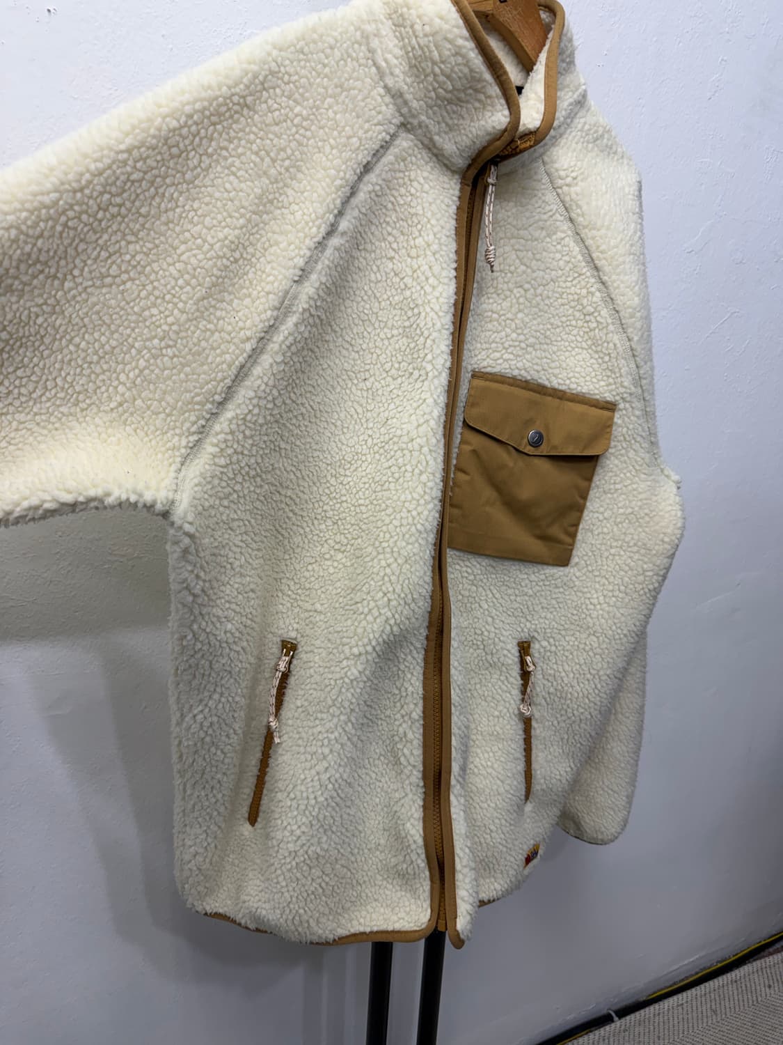 정품) 피엘라벤 남성 뽀글이 플리스 자켓 L 상품이미지2