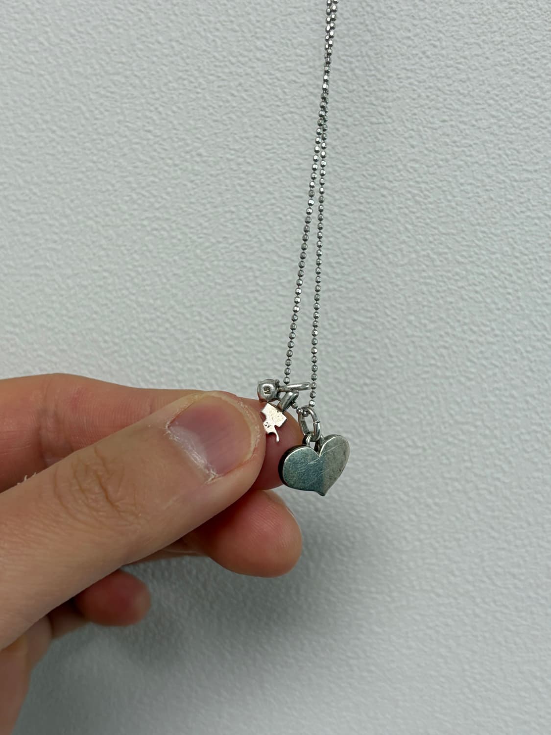 꾸레쥬 실버 목걸이 상품이미지2