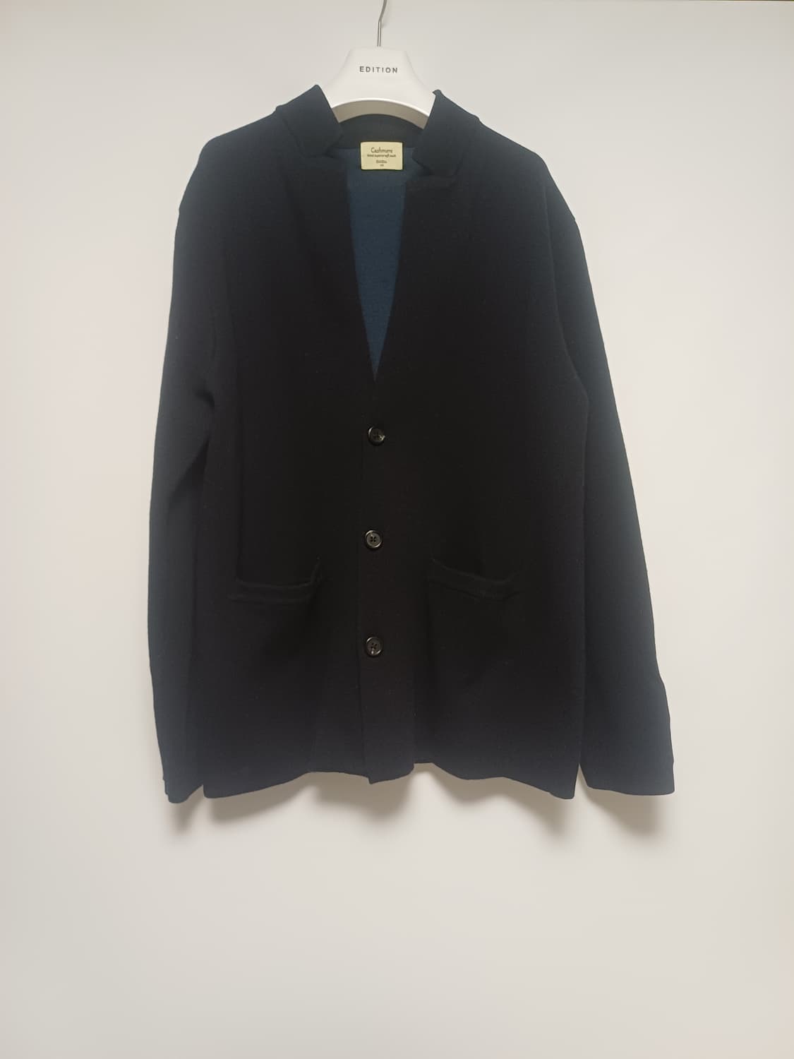 지오지아 캐시미어 블렌드 소프트 가디건 네이비[105] 상품이미지4